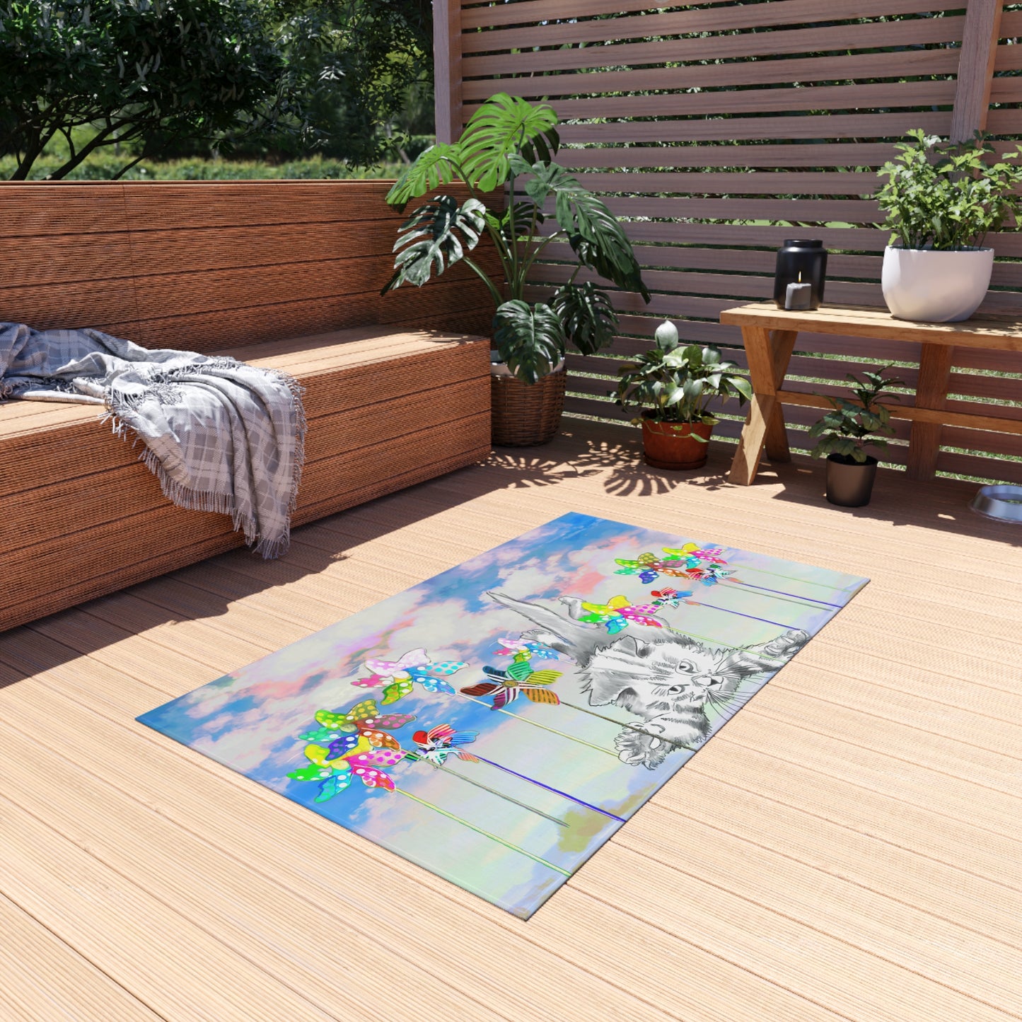 Pinwheels Indoor/Outdoor Rug