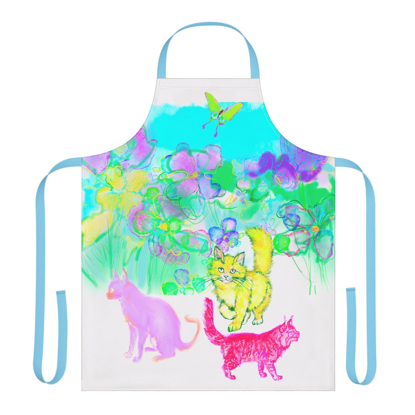 Colorful Cat Apron