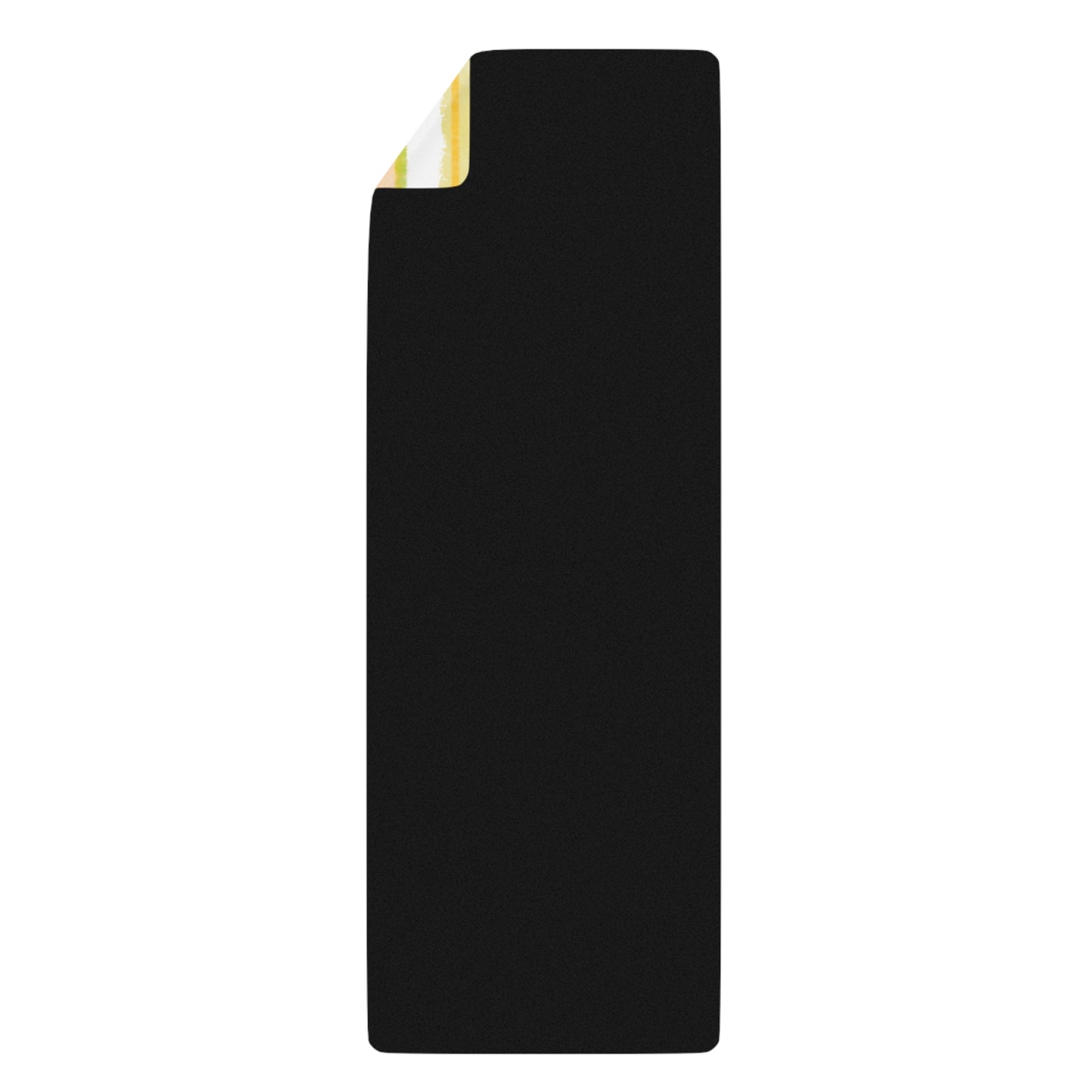 Rubber Yoga Mat All About Watercolor Stripes