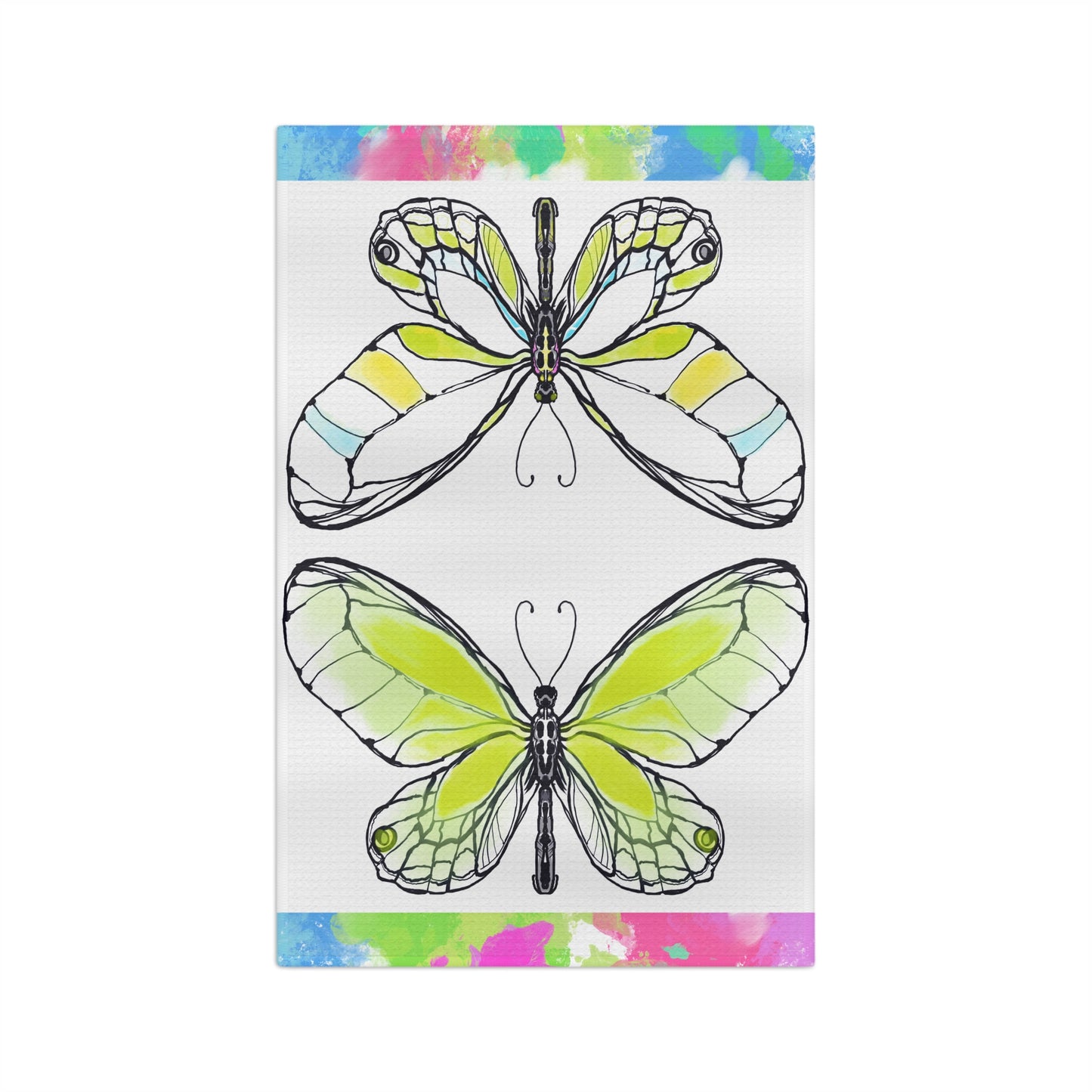 Flutterstripe Microfiber Tea Towel