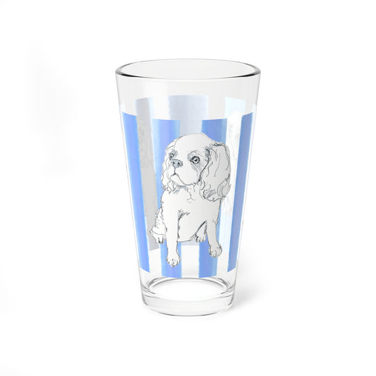 Dogi Fun Pint Glass, 16oz Cocker Spaniel