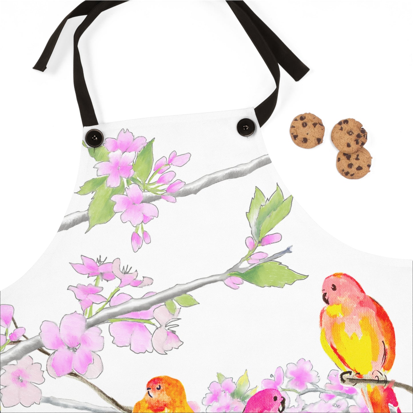 Cherry Chirp Apron