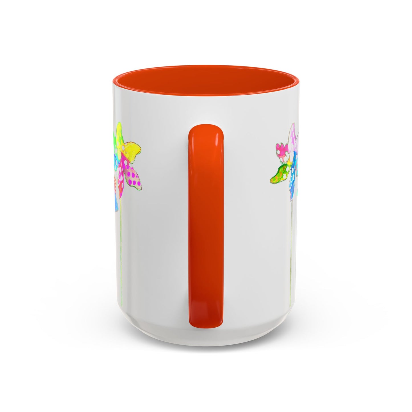 Pinwheels Mug Orange