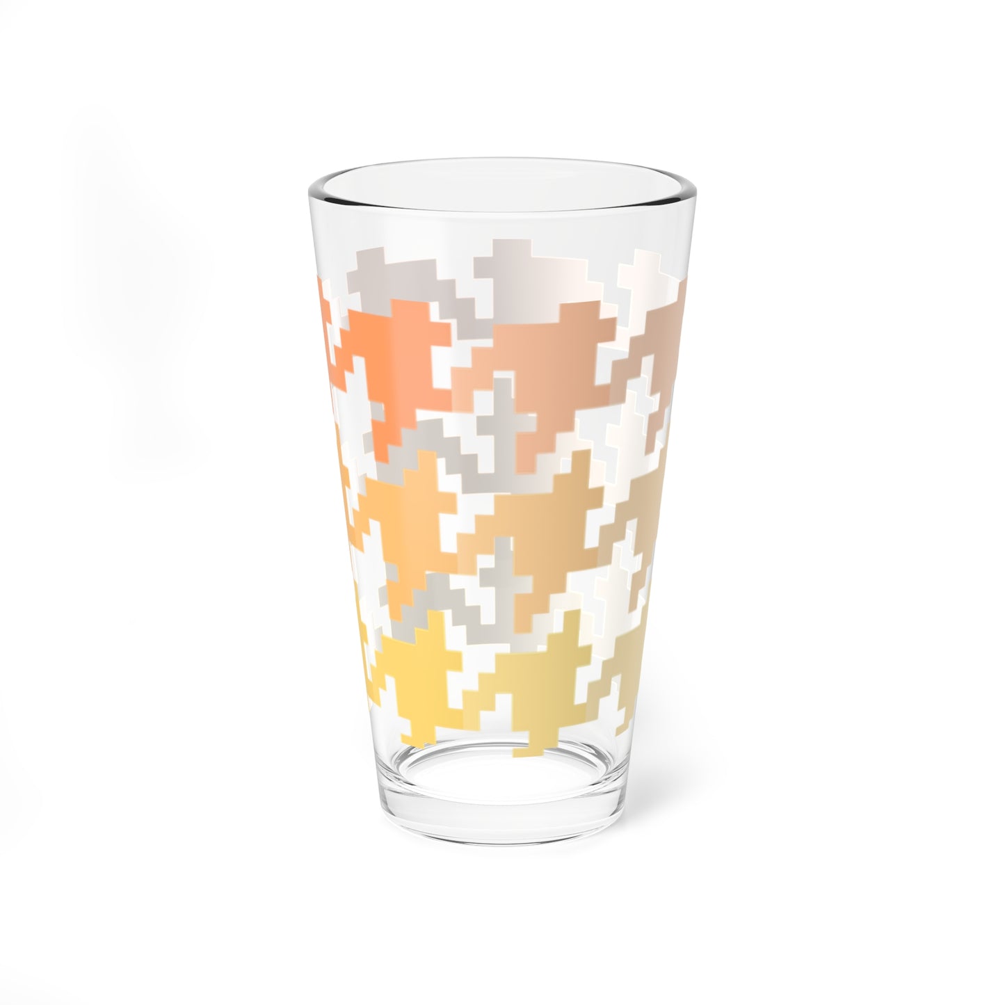 Mixing Glass, 16oz Houndstooth Fun