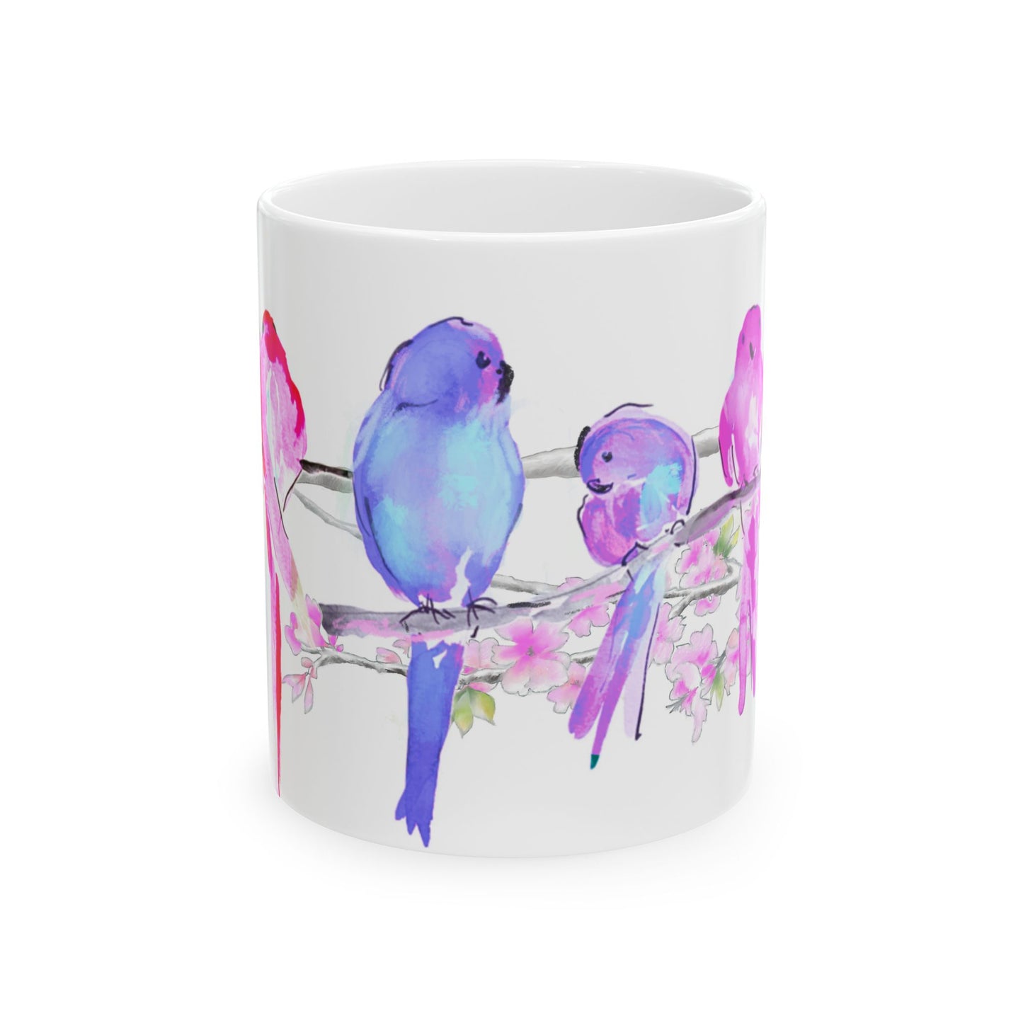 Blossoms & Birds Ceramic Mugs