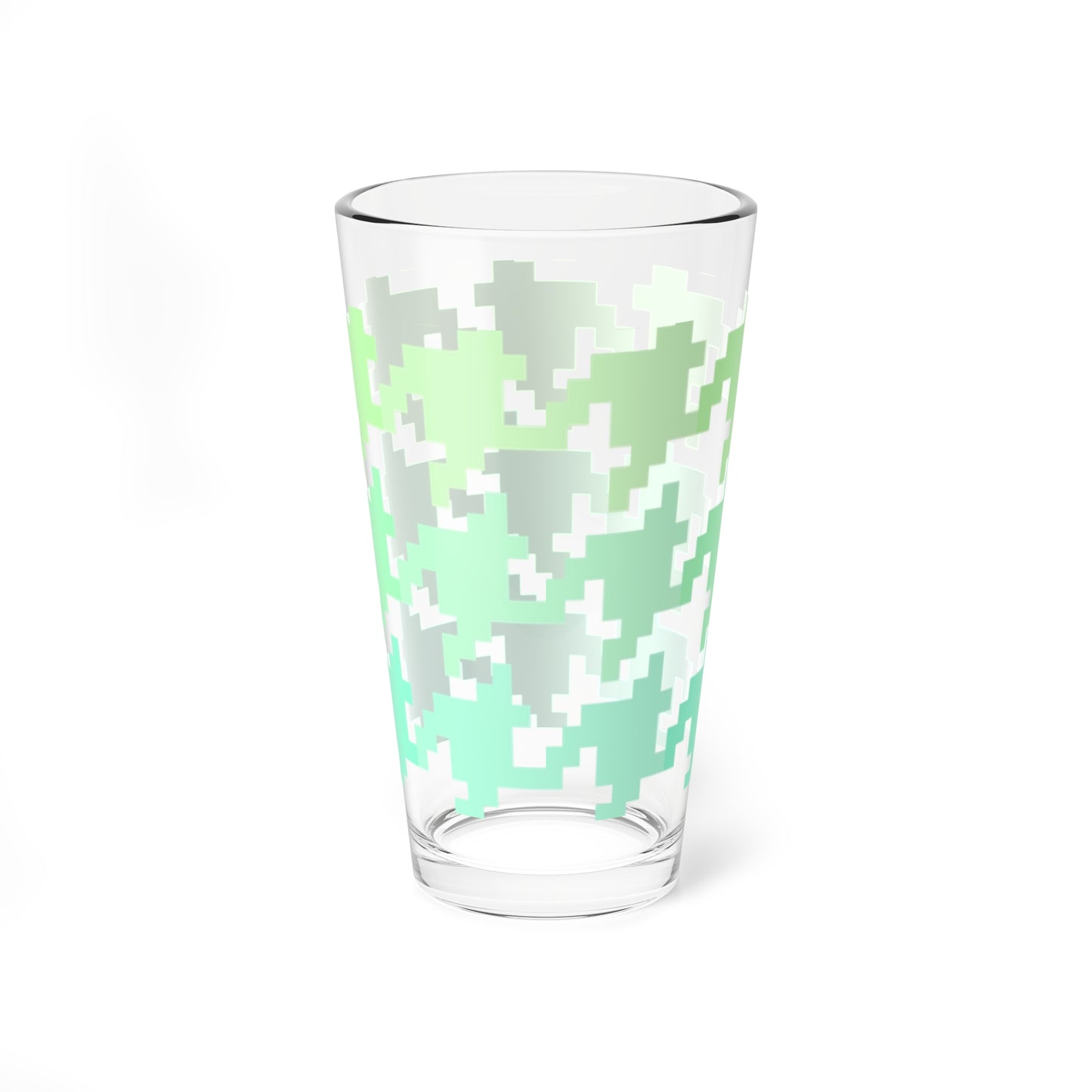 Mixing Glass, 16oz Houndstooth Fun