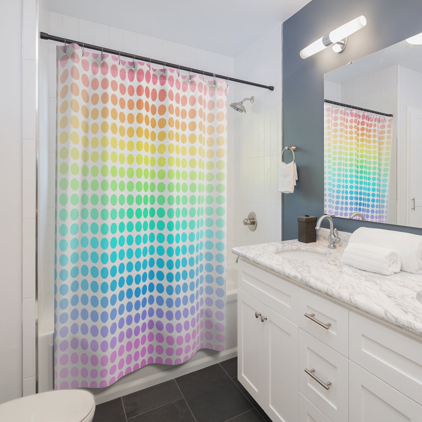 Polka Dot Joy Shower Curtain