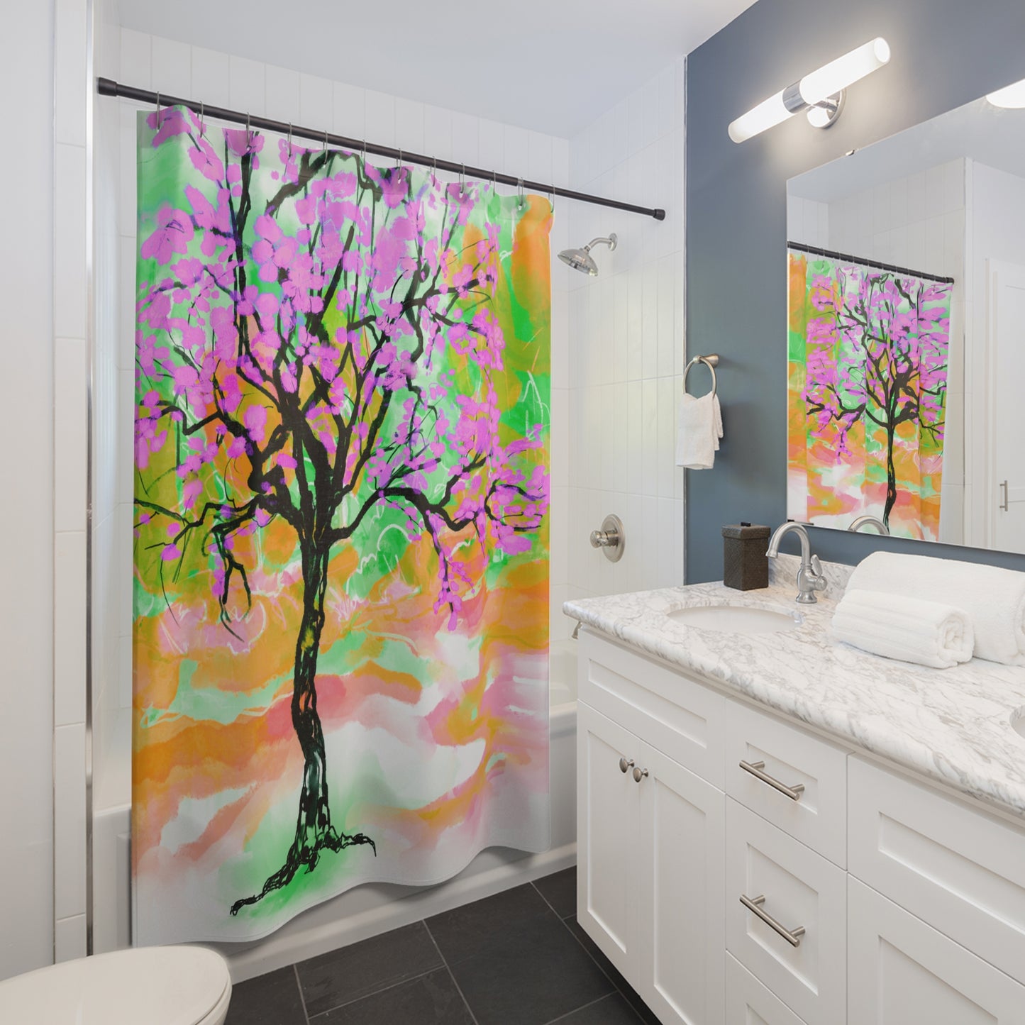 Joyful Landscapes Shower Curtains