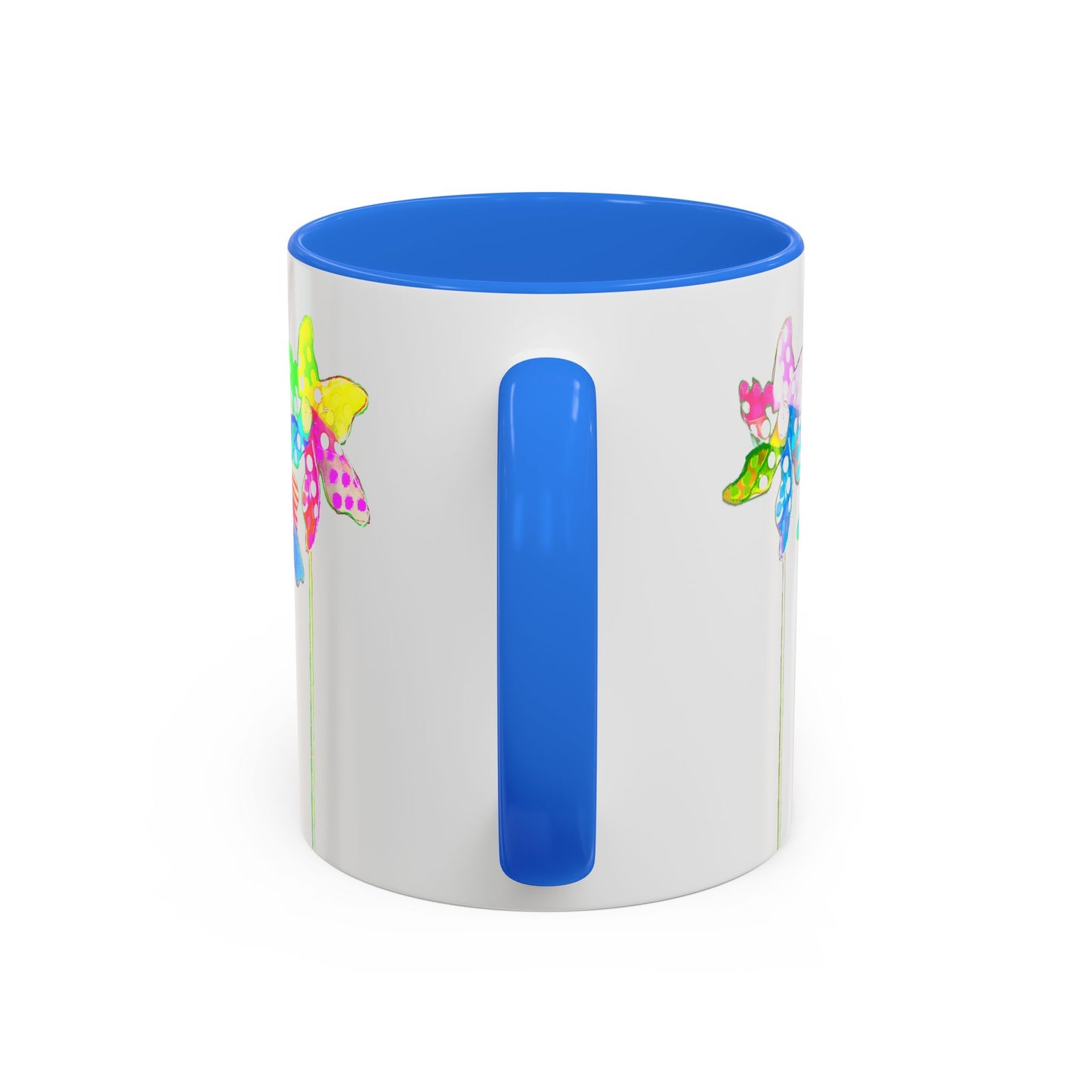 Pinwheels Mug Blue