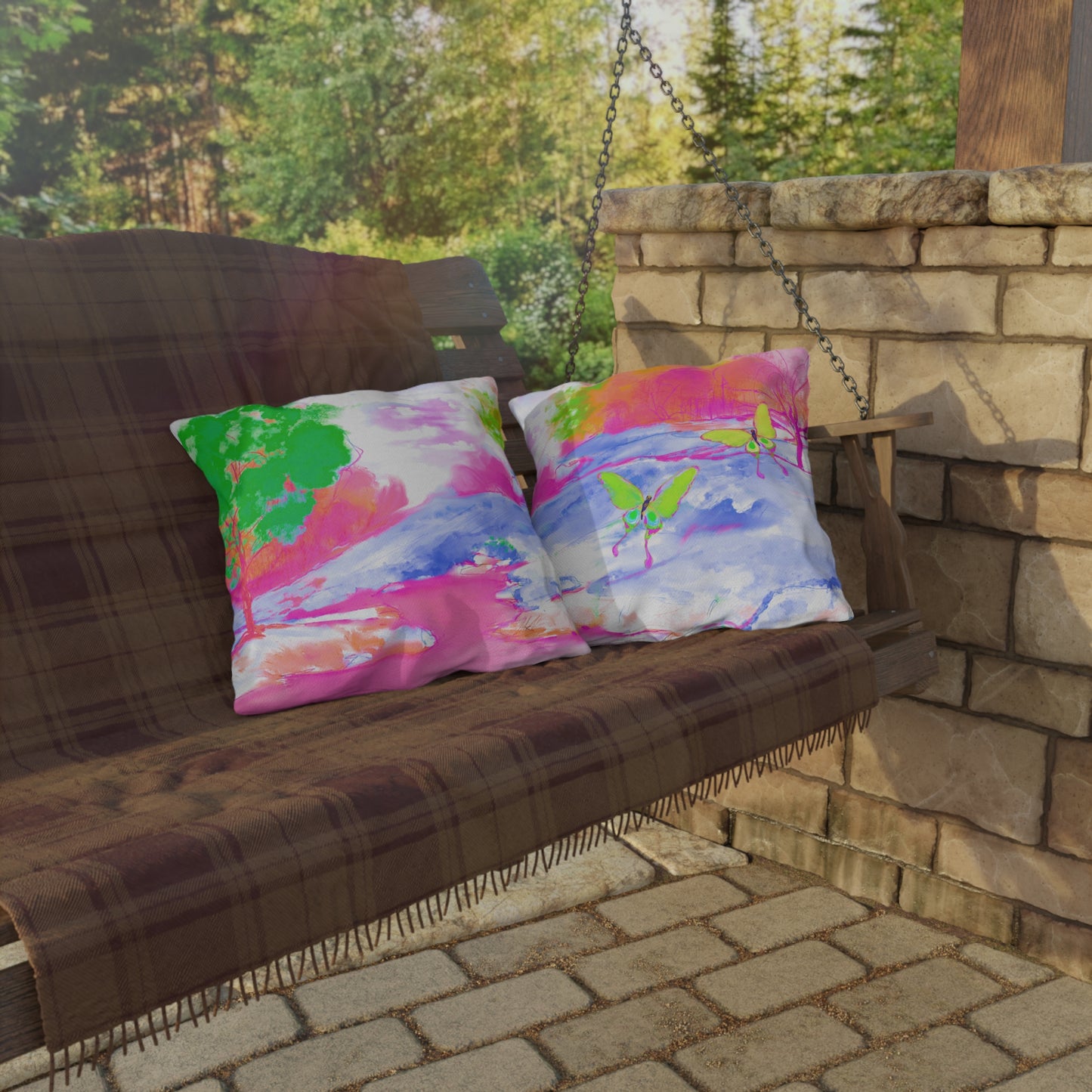 Joyful Landscapes Outdoor Pillows