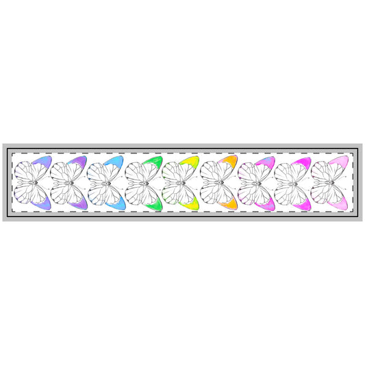 Table Runner Rainbow Qulited
