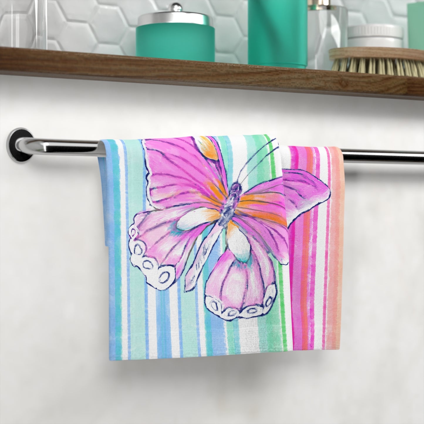 Face Towels Watercolor Flutter