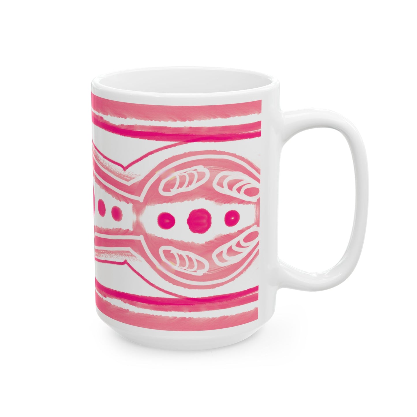 Pattern Play Mug Raspberry Red