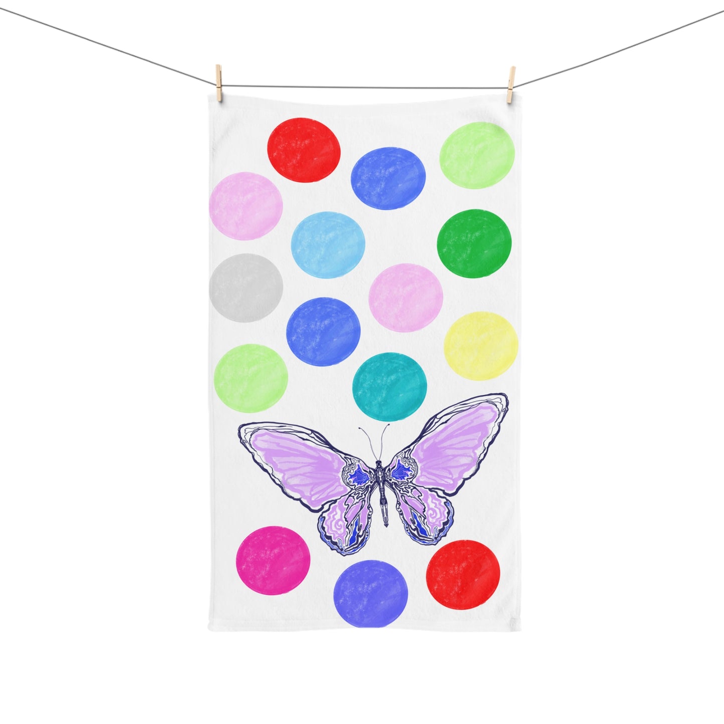 Swing Hand Towel Lilac Multi-colors