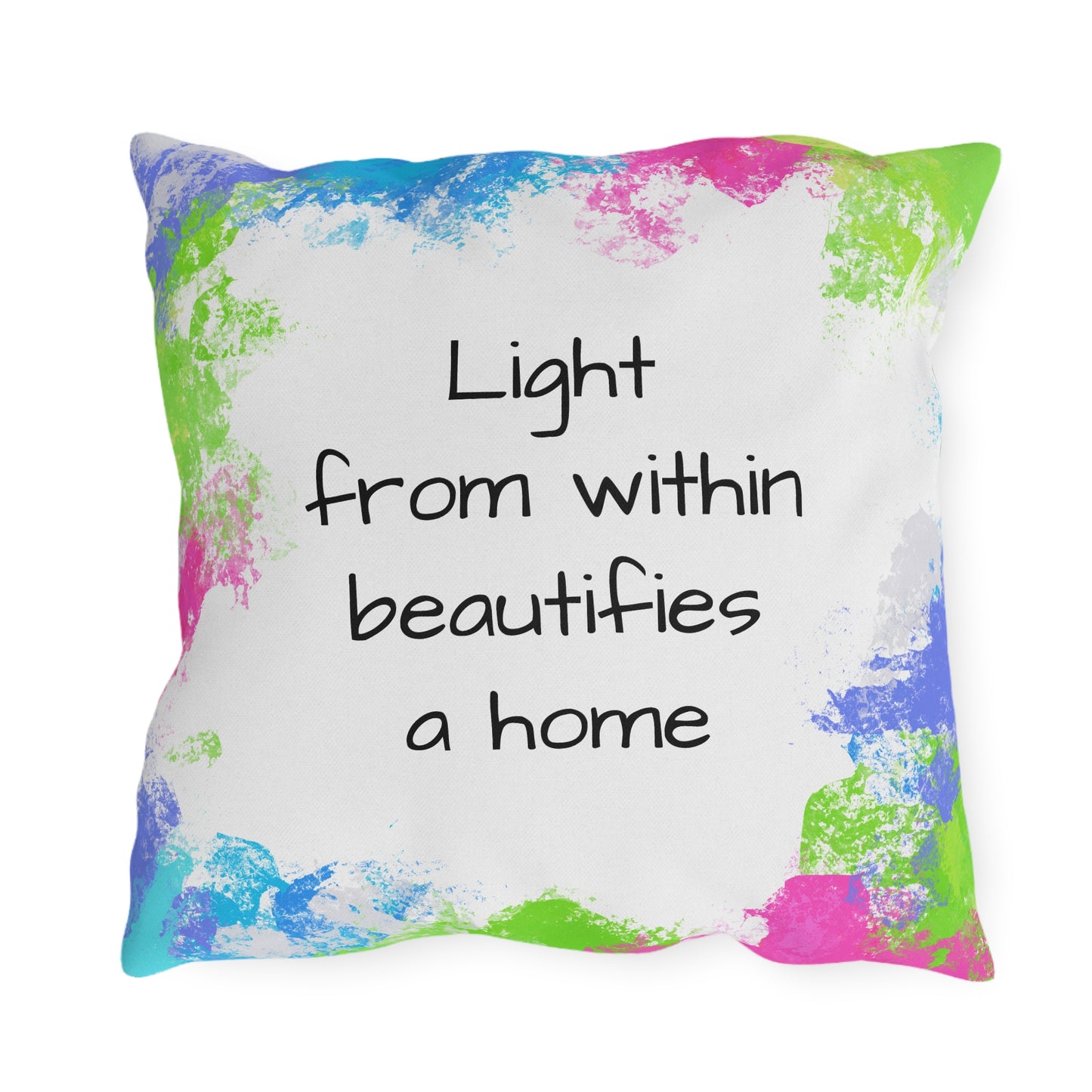 Swing Outdoor Pillow Light from within beautifies a home