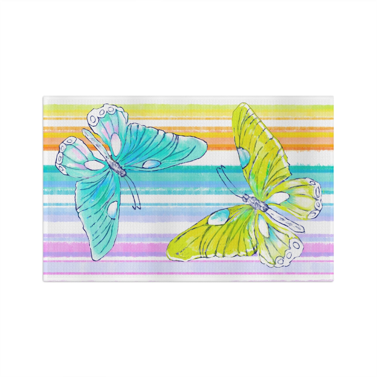 Flutterstripe MicrofiberTea Towel