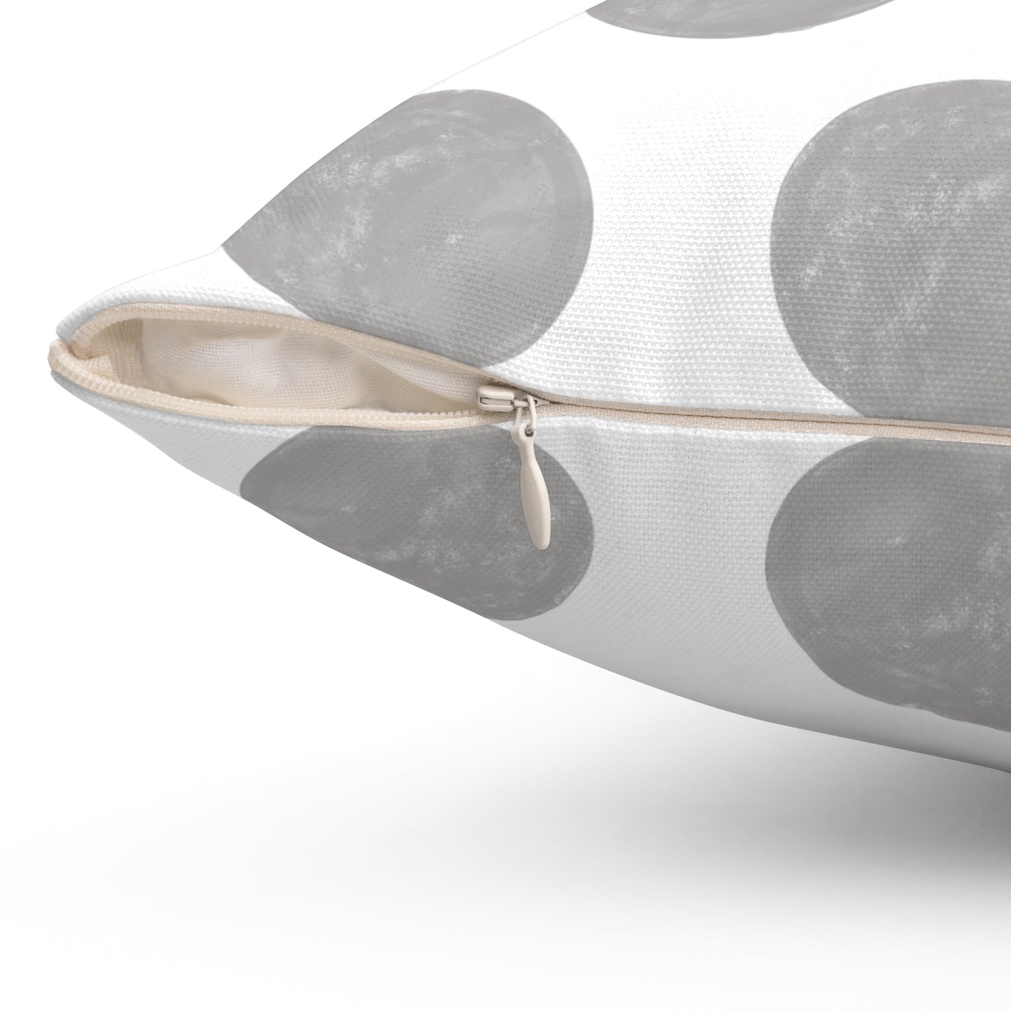 Polka Dot Joy Polyester Square Pillow "Sola Gratia…”