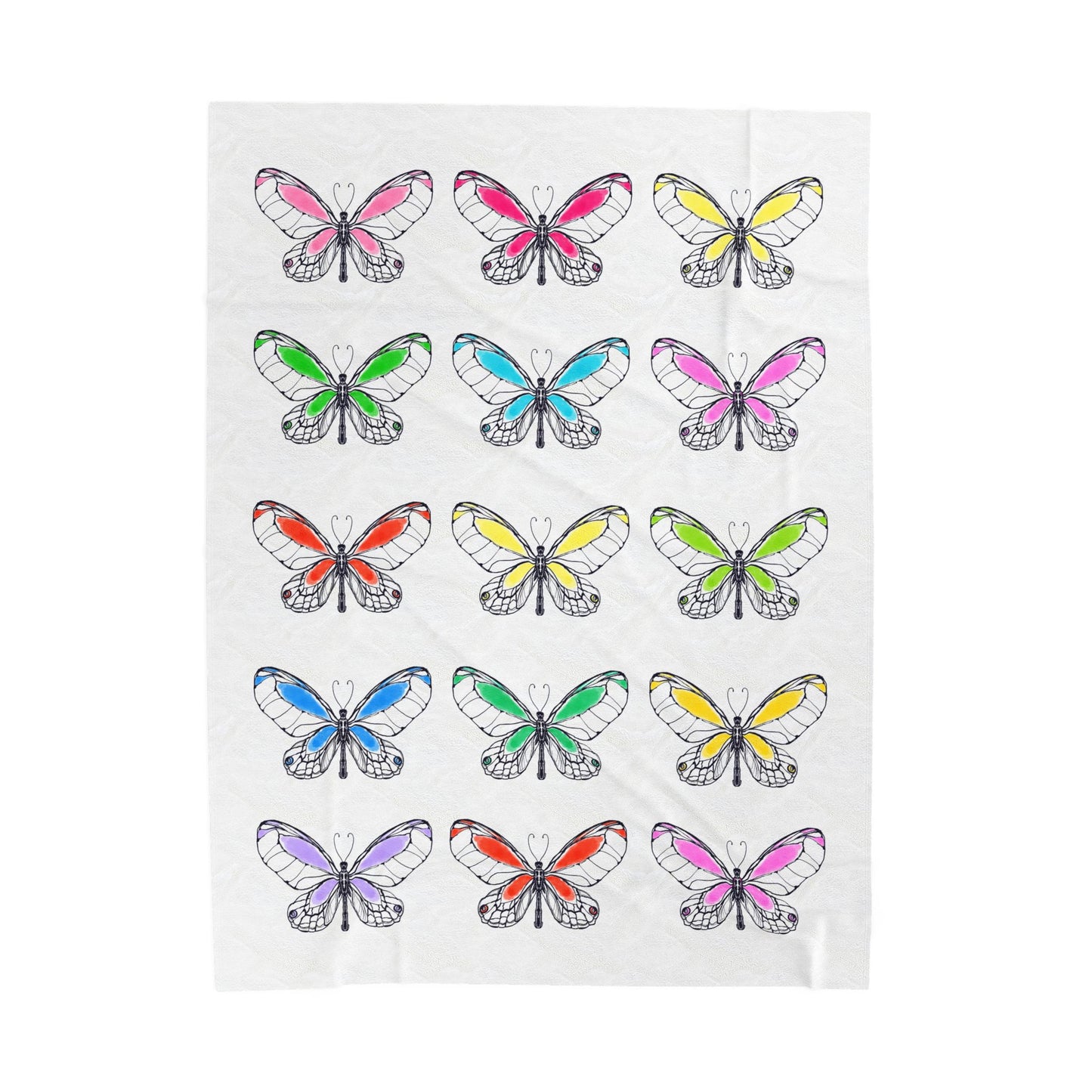 Blankets Velveteen Plush Color Kissed Wings