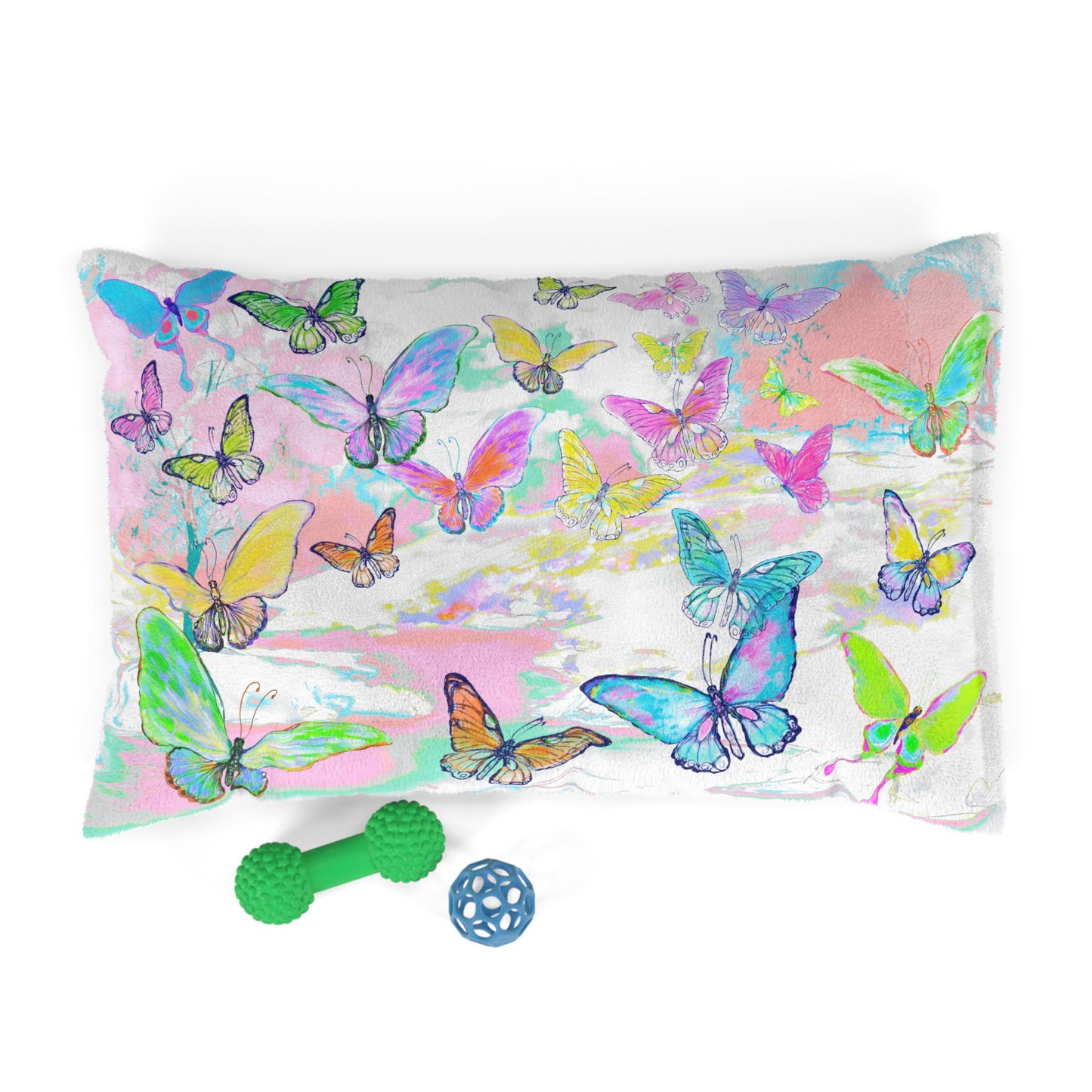 Jive Pet Bed Colorful Butterflies