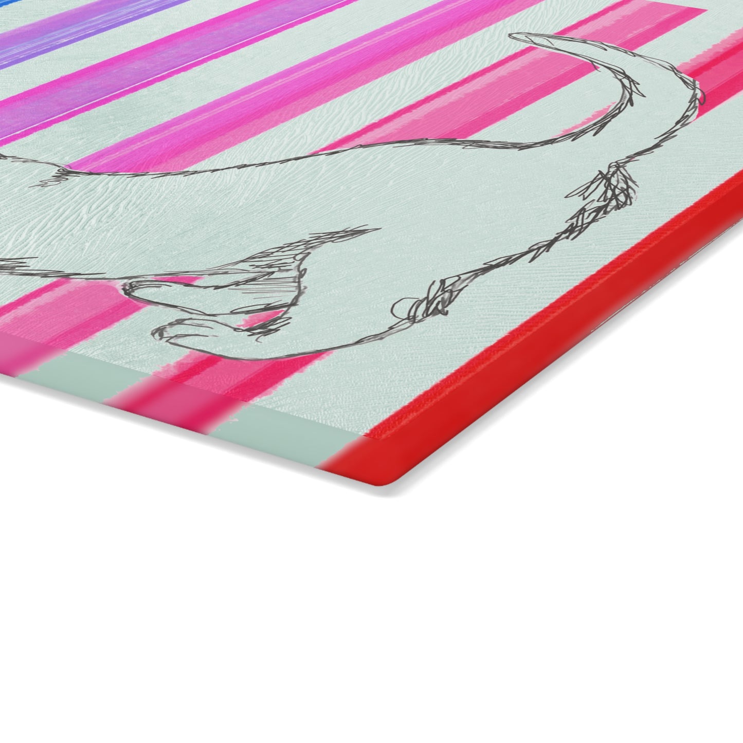 Glass Cutting Boards Kitty Fun