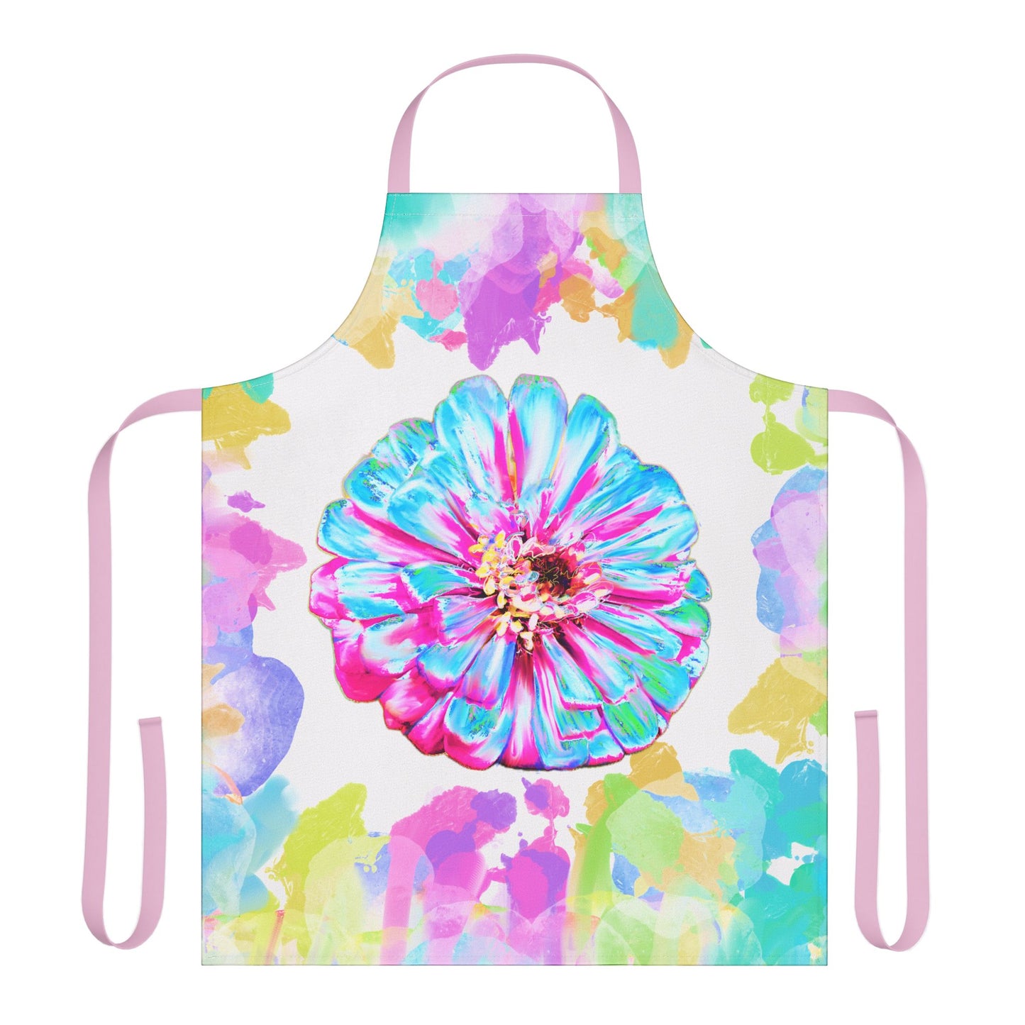 Zinnia Color Splash Apron