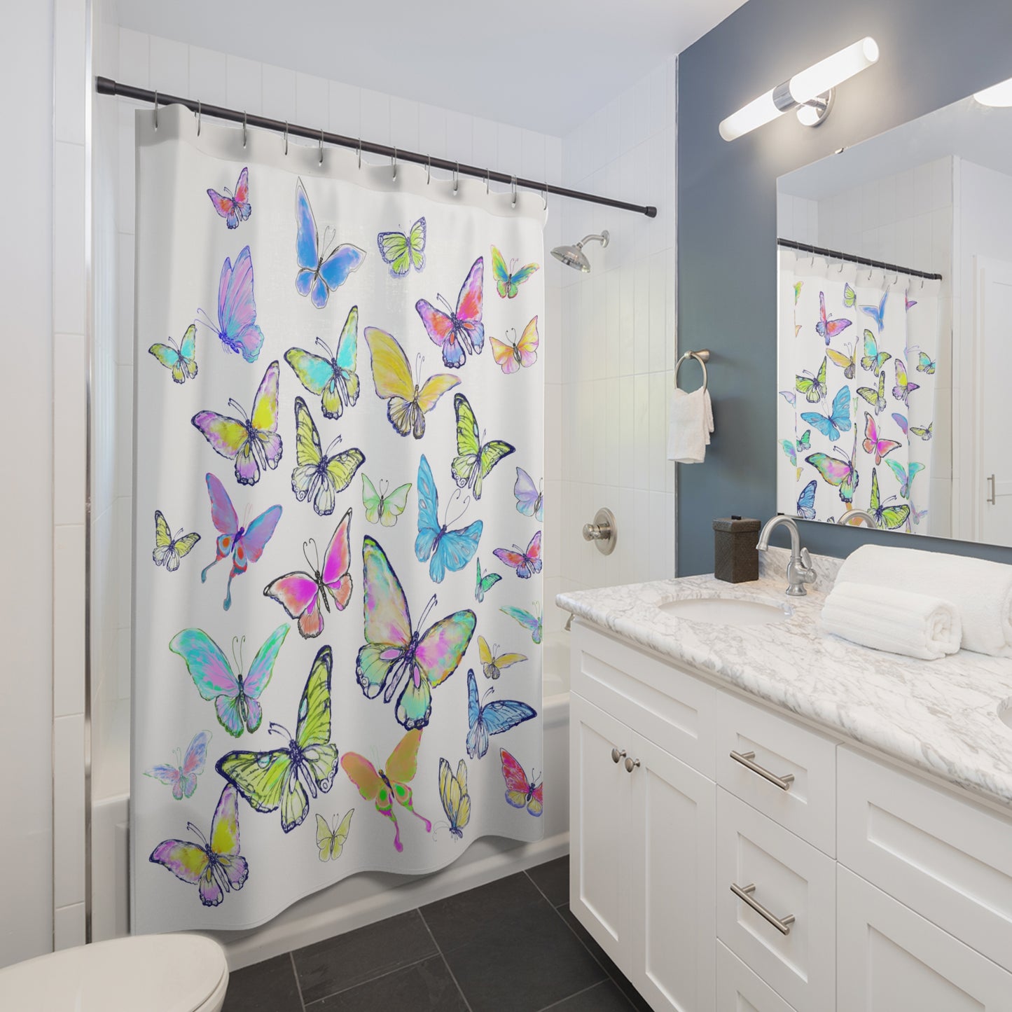 Jive Shower Curtain, Multi -color
