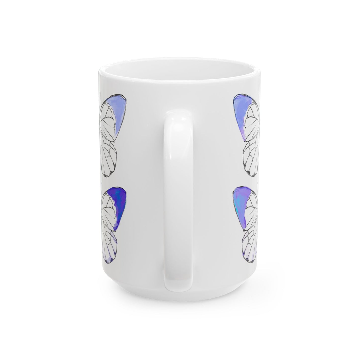 Chroma Ceramic Mug, (11oz, 15oz) Periwinkle Blue