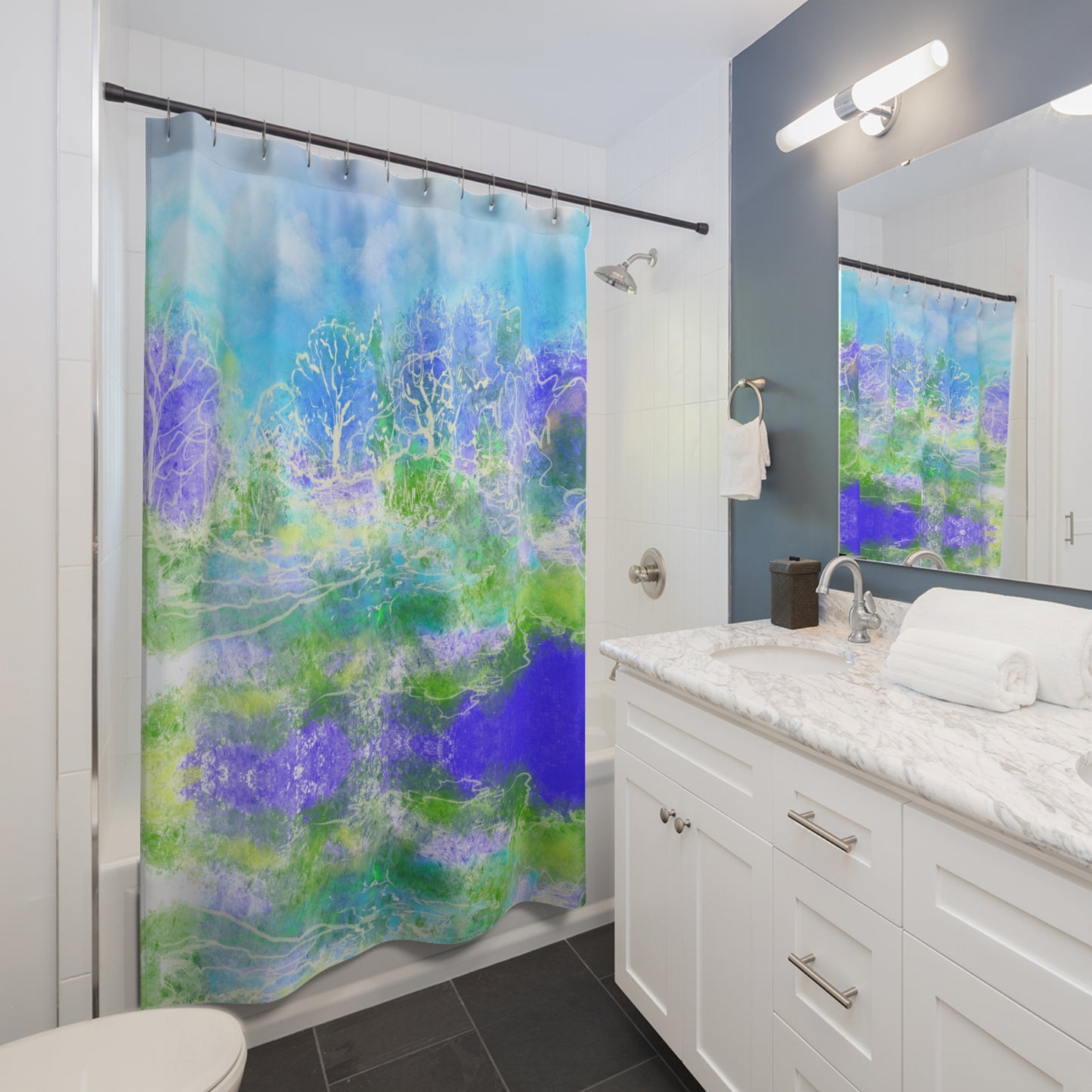 Joyful Landscapes Shower Curtains