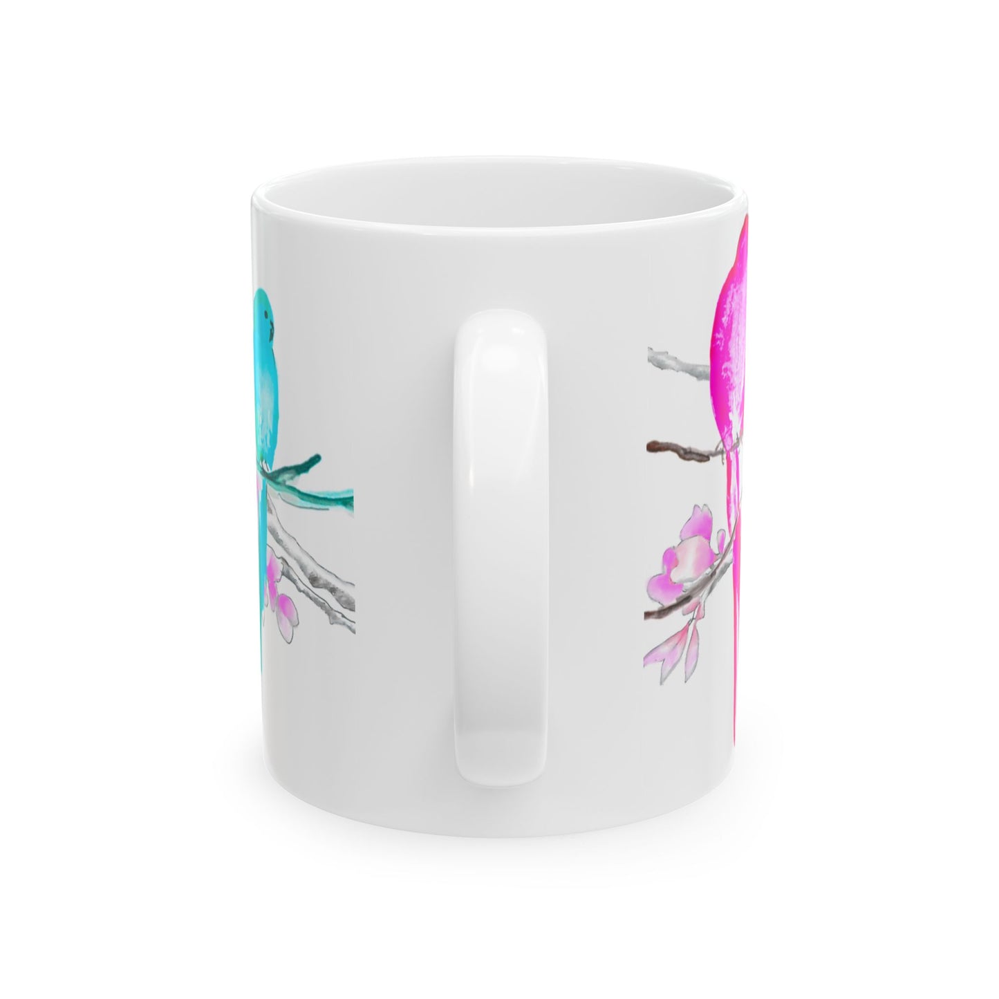 Blossoms & Birds Ceramic Mugs
