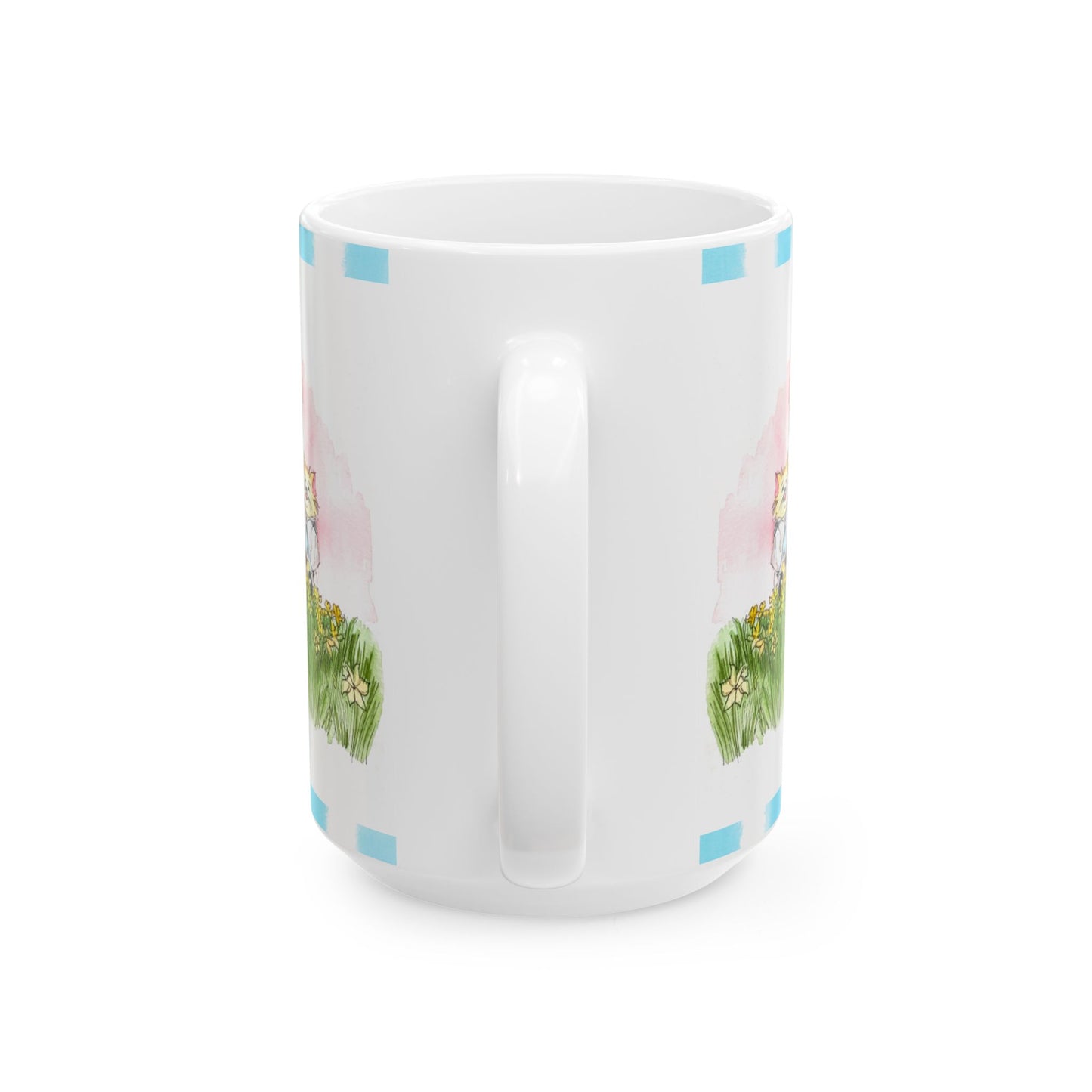 Kitty Fun Mug “He gives rain…”