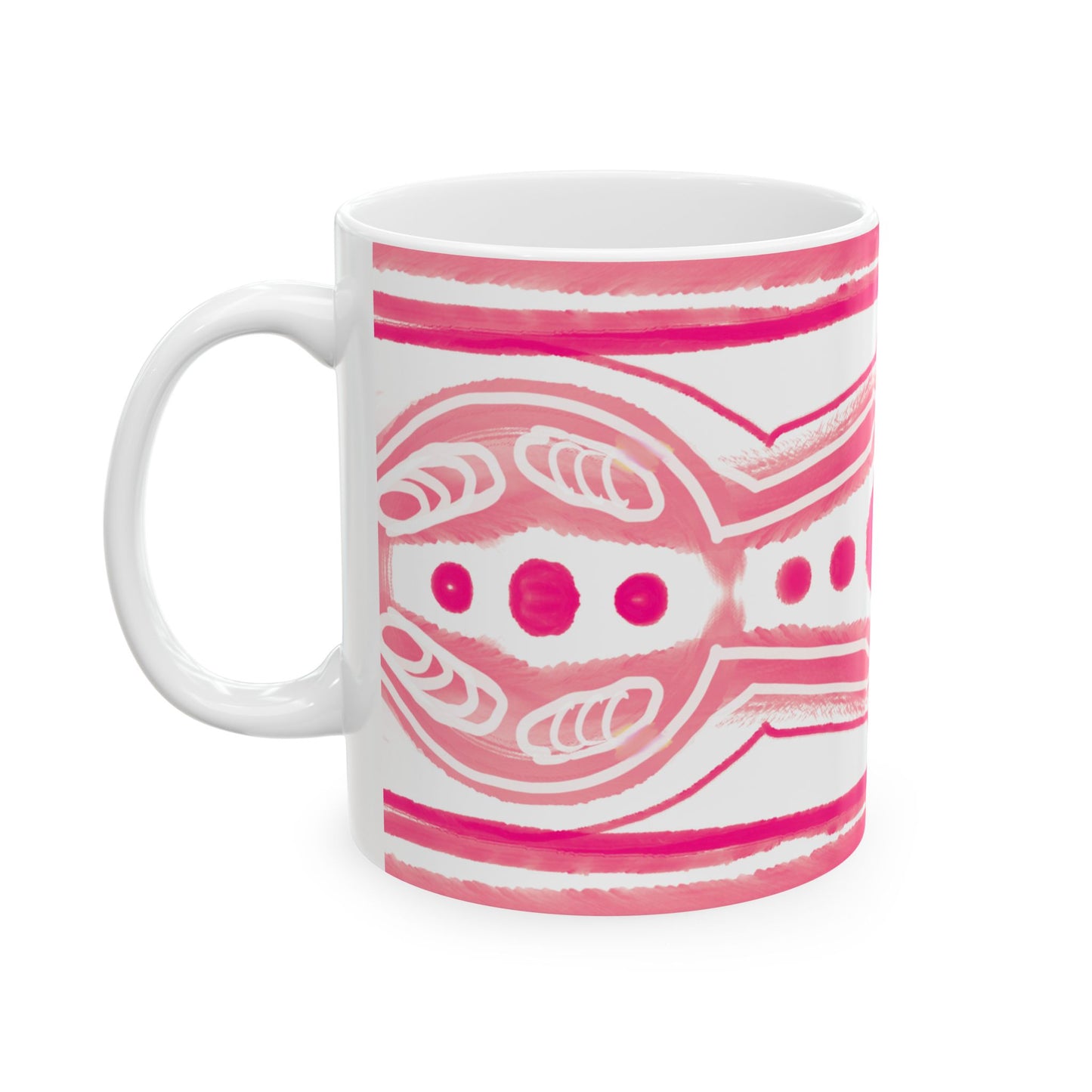 Pattern Play Mug Raspberry Red