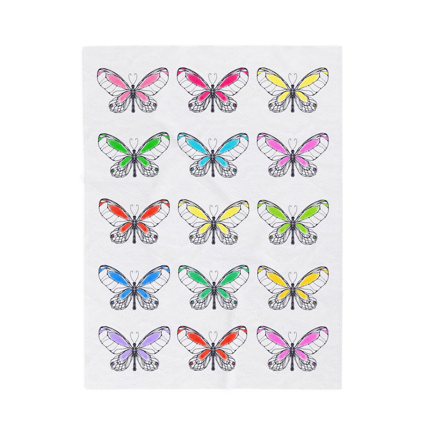 Blankets Velveteen Plush Color Kissed Wings