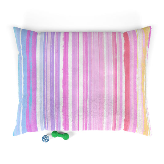 Pet Beds Watercolor Stripes
