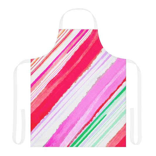 Diagonal Stripes Apron