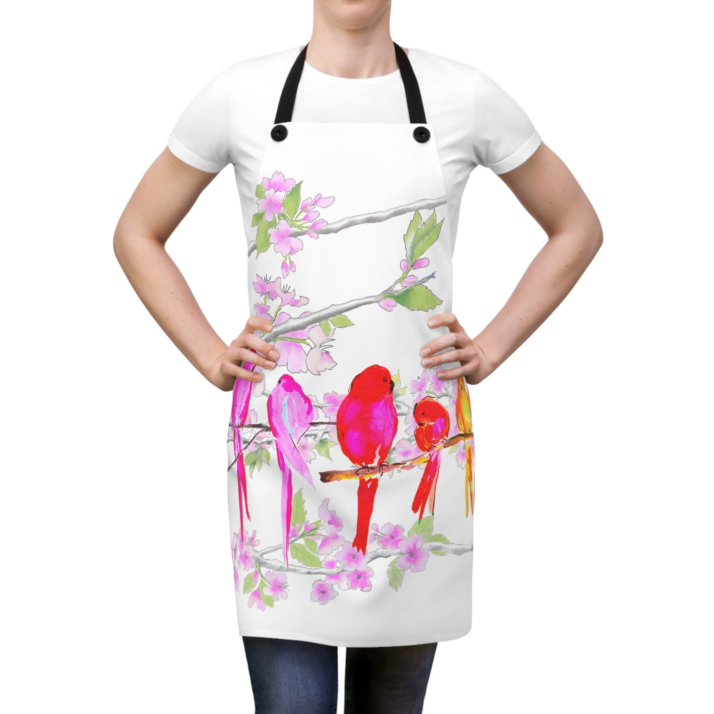 Cherry Chirp Apron