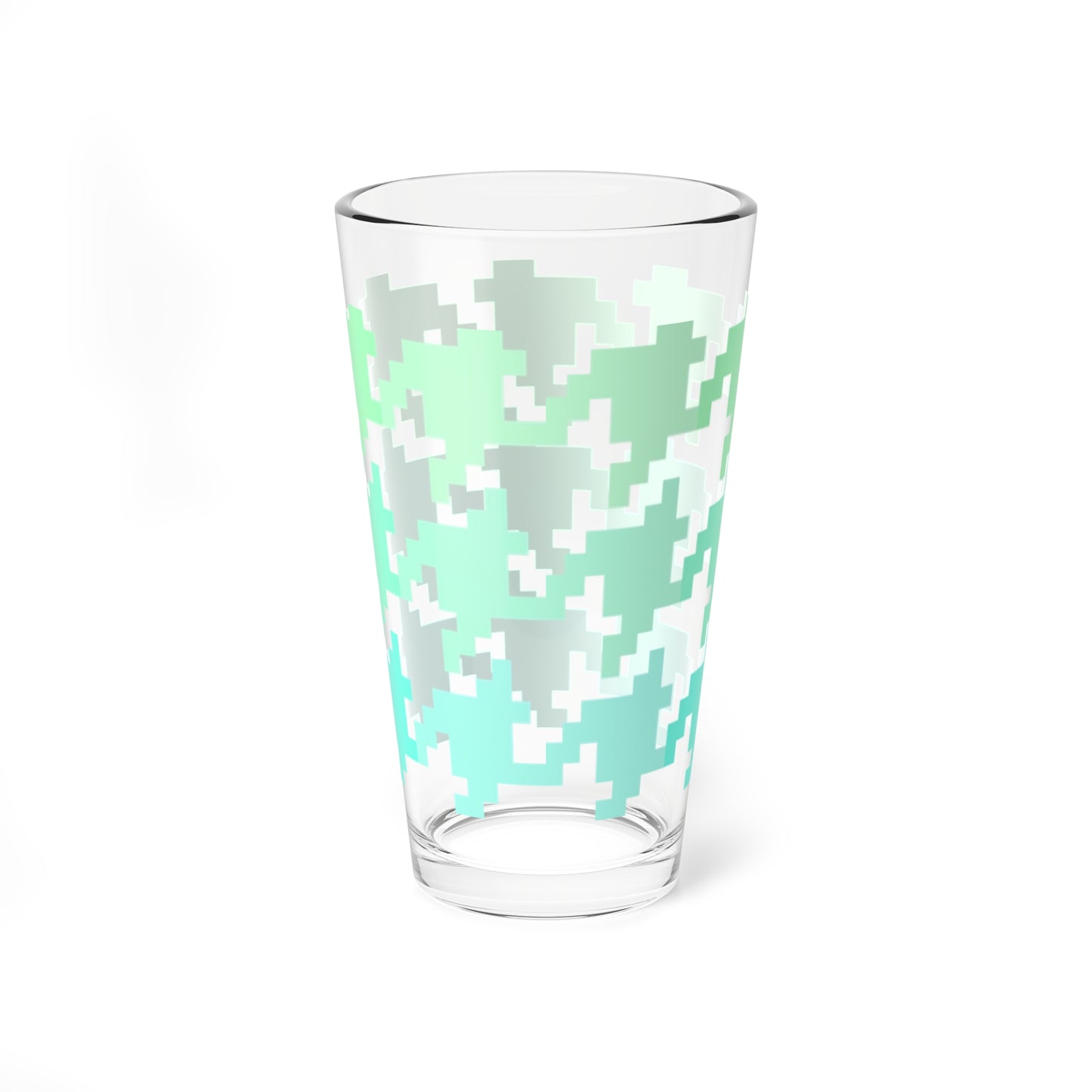 Mixing Glass, 16oz Houndstooth Fun
