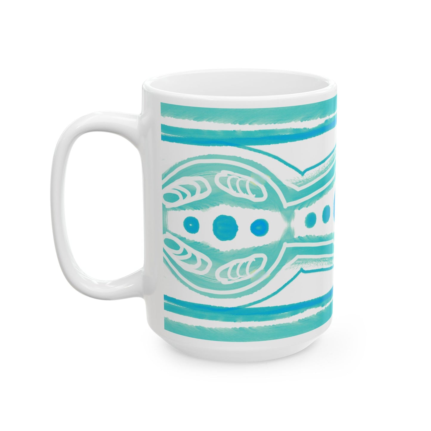 Pattern Play Mug Blue Green