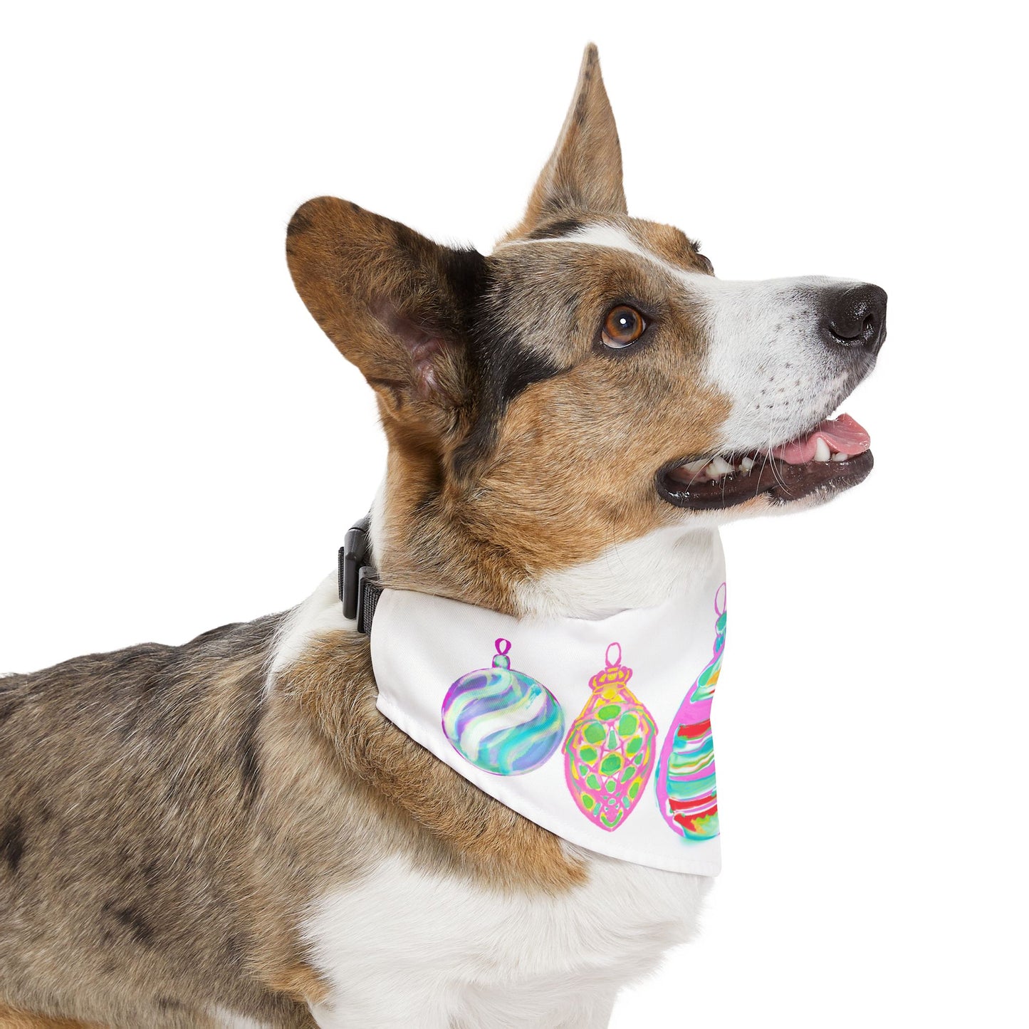 Pet Clothing Bandana Collar Christmas Jolly Woofs