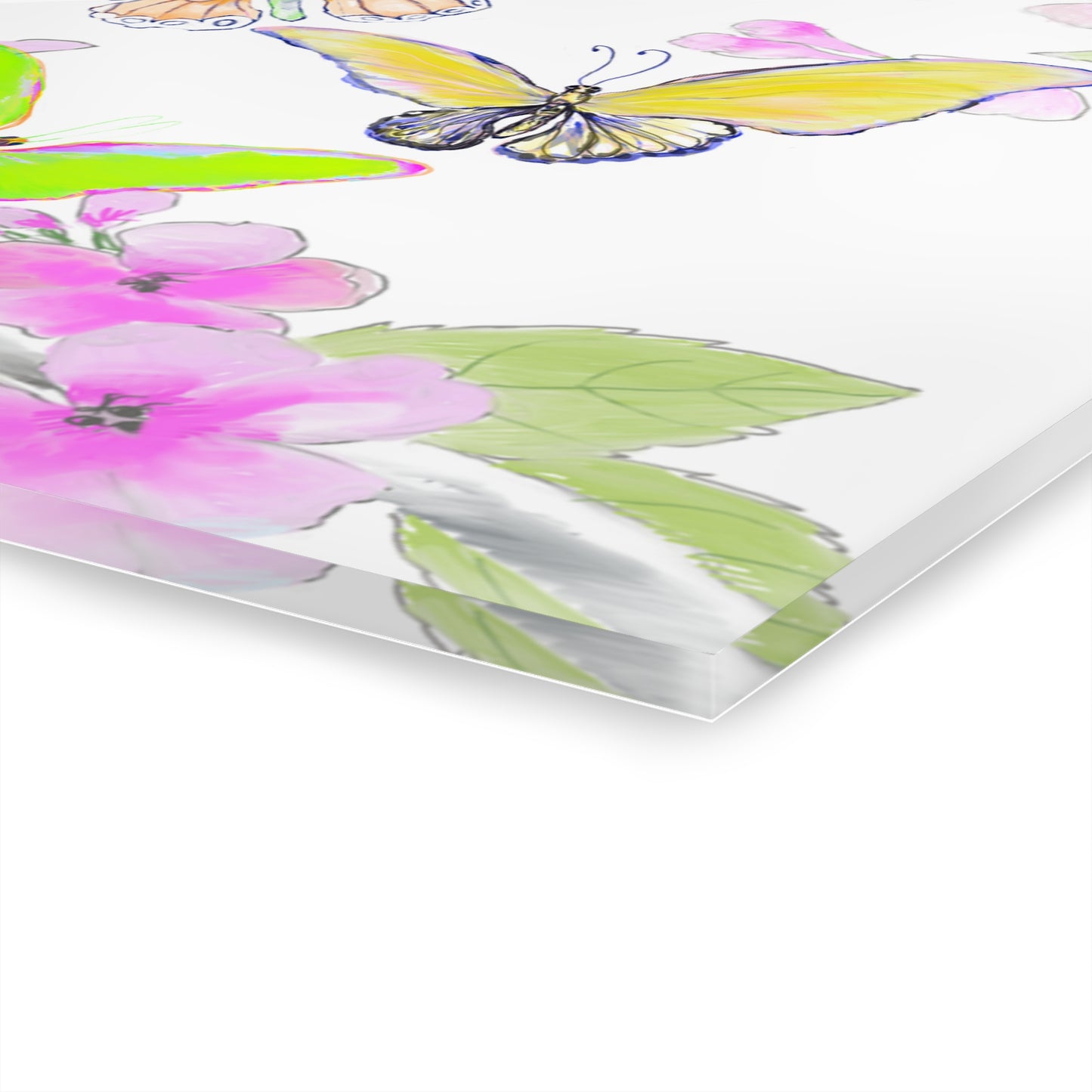 Blossom Glide Acrylic Print (French Cleat Hanging)