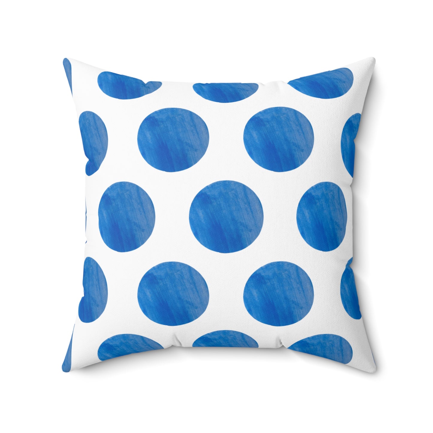 Polka Dot Joy Polyester Square Pillow “Sola Gratia…”