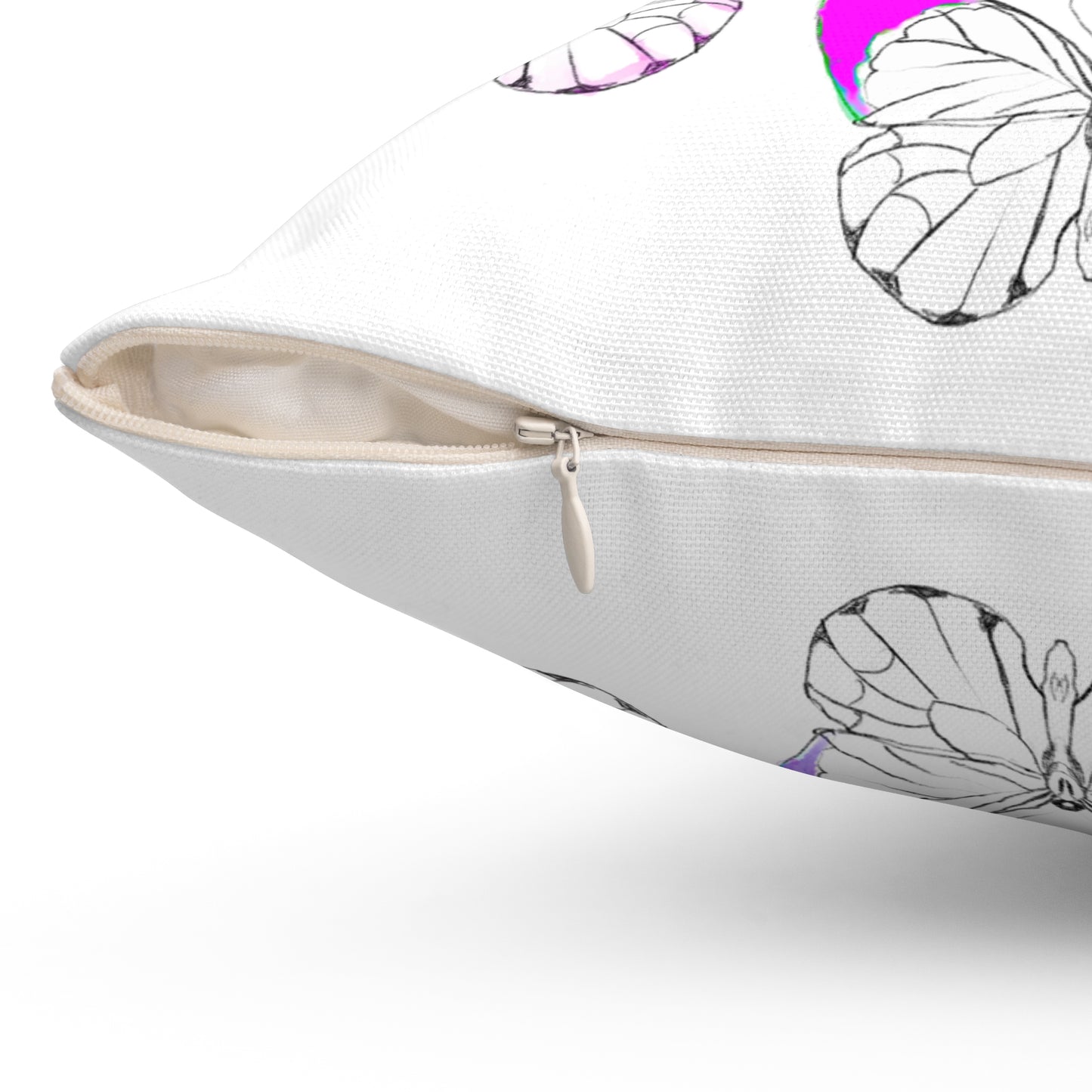 Chroma Polyester Square Pillow " A heart in God's..."