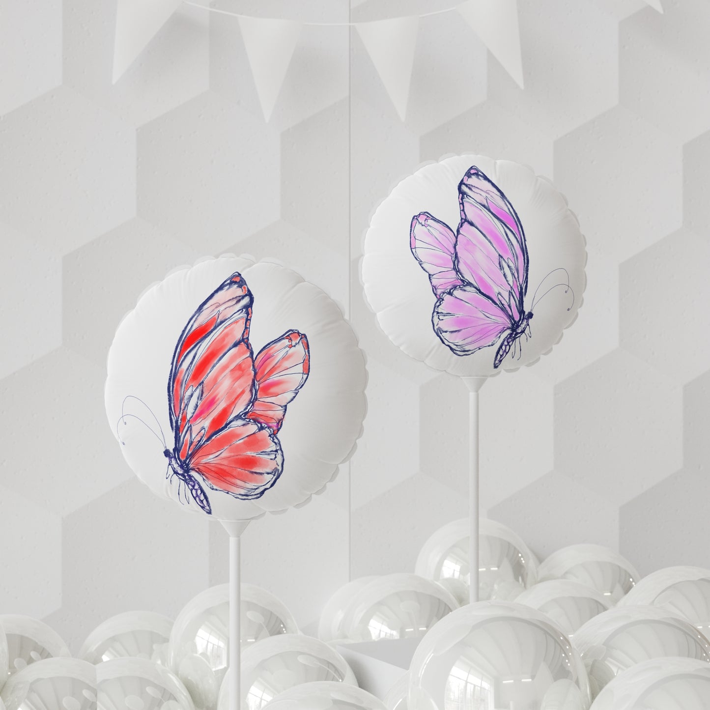 Celebrations Balloon Round 11" Butterfly Celebration