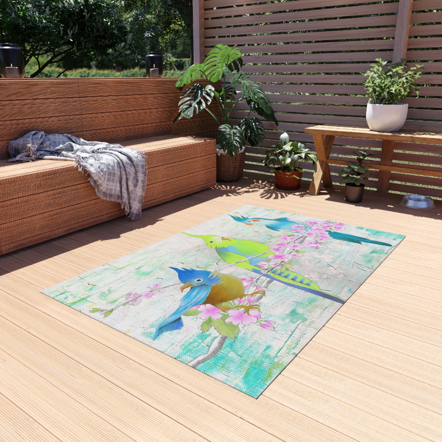 Cherry Chirp Indoor/Outdoor Rug