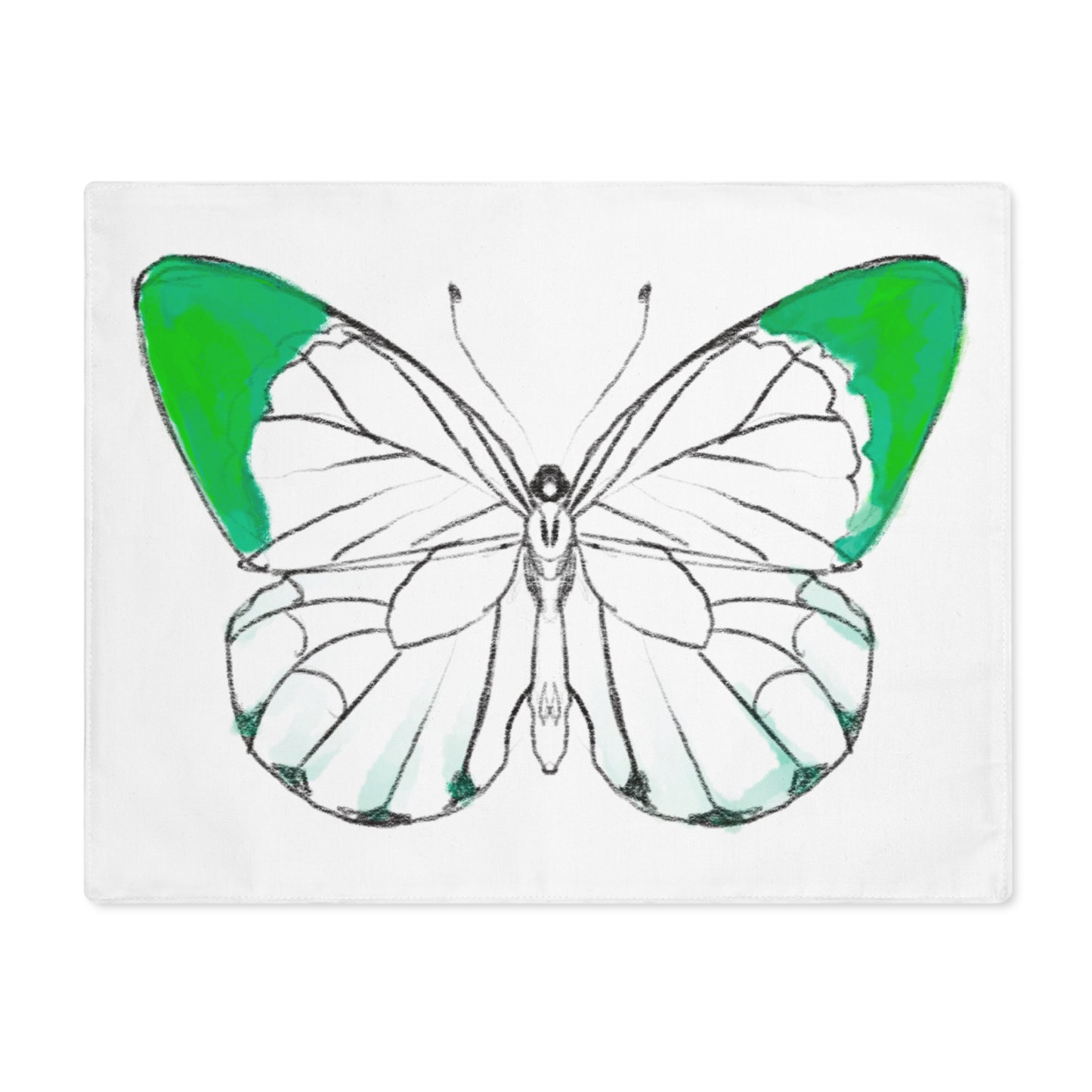 Chroma Deep Green Placemat, 1pc