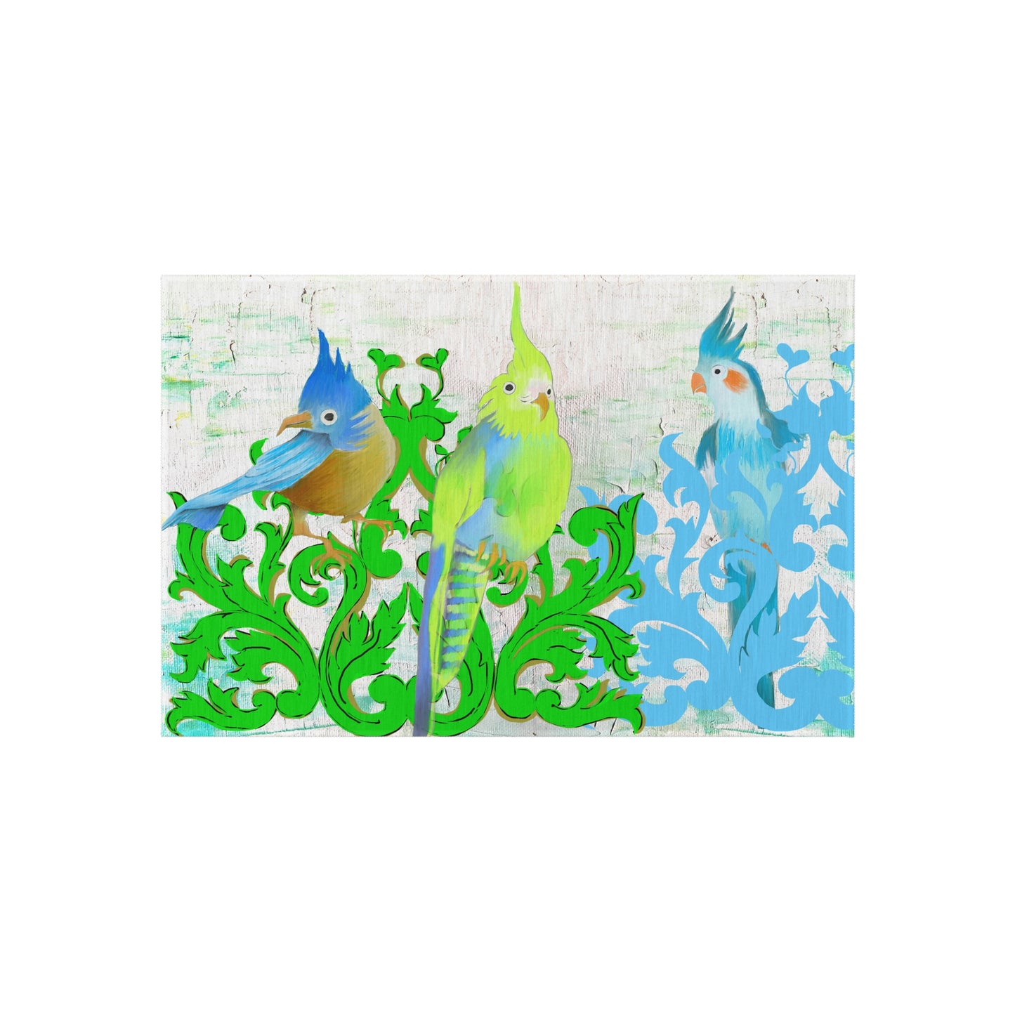 Indoor/Outdoor Rug Jolly Birds