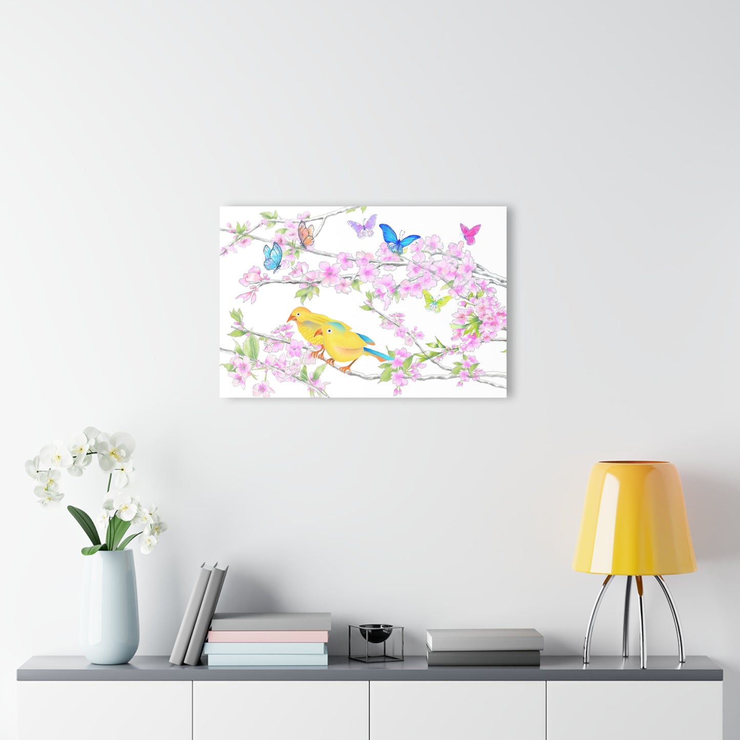Blossom Whirl Acrylic Print French Cleat Hanging B Middle picture