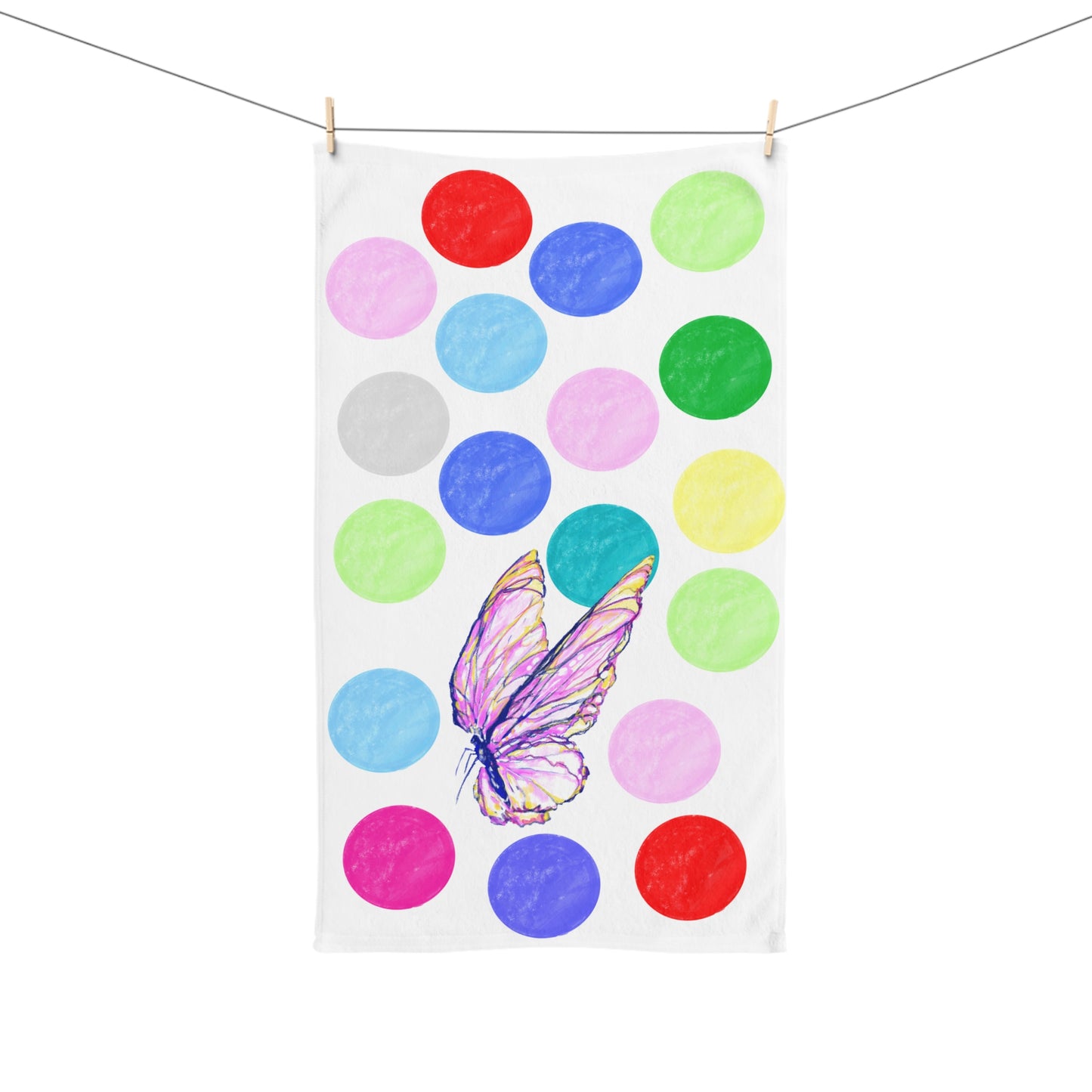 Swing Hand Towel Purple Multi color