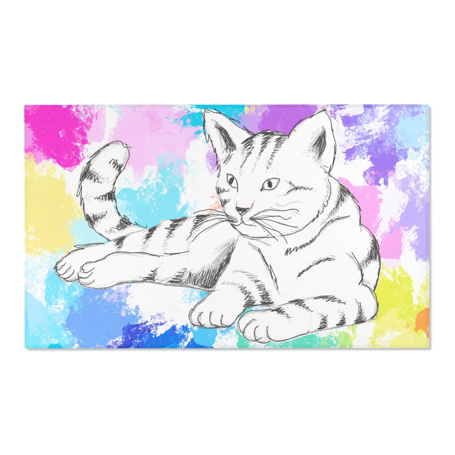 Kitty Fun Indoor Area Rugs