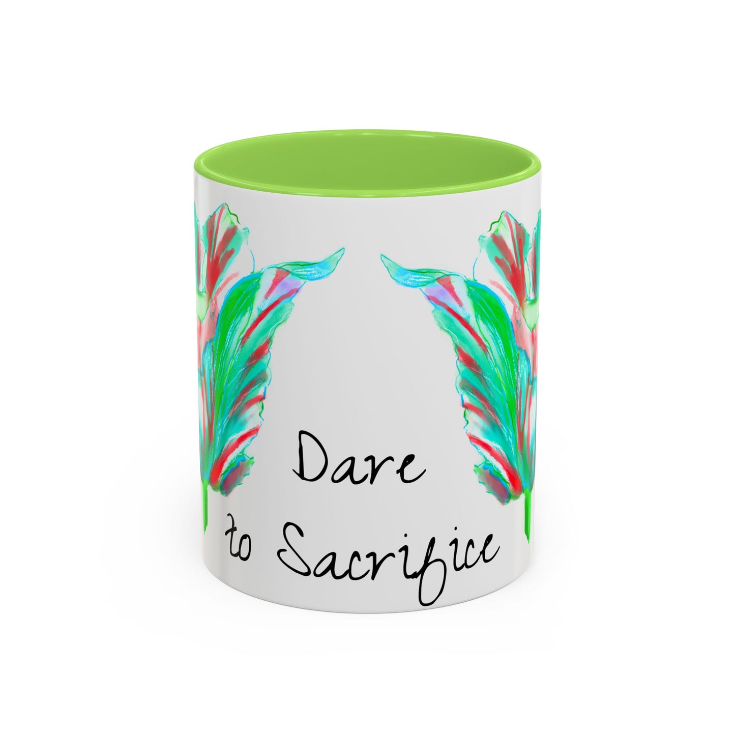 Vibrant Tulips Mugs “Dare to Sacrifice”