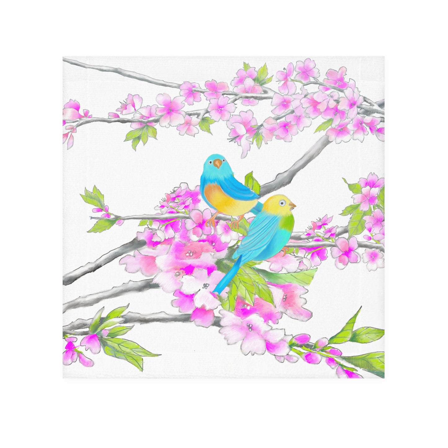 Face Towels Cherry Chirp